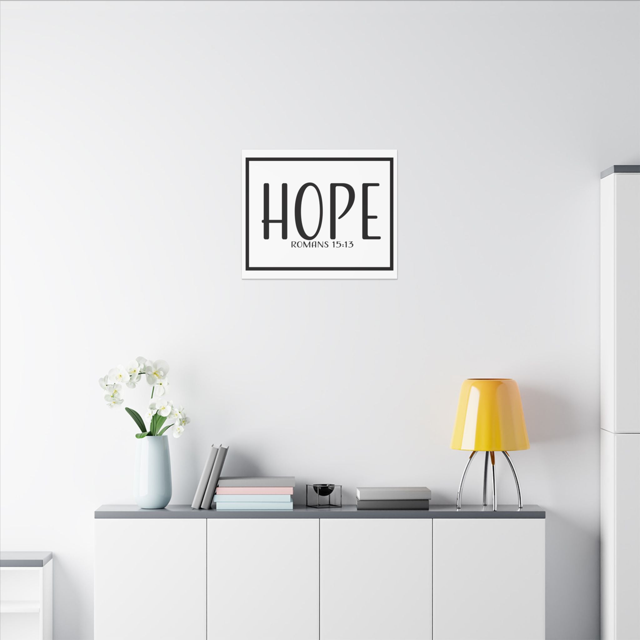 Canvas Wall Art:  Inspirational - Hope Romans 15:13
