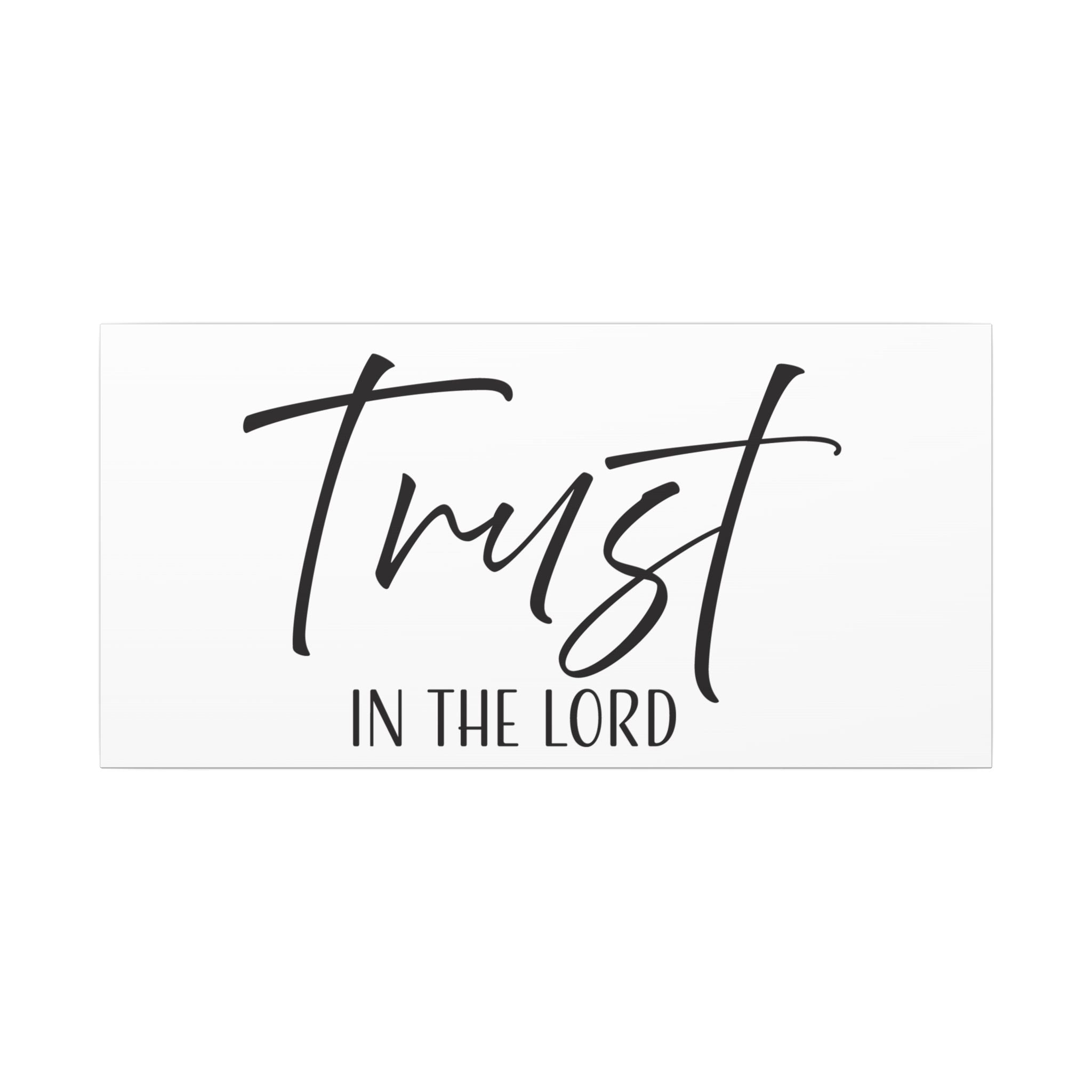 Canvas Wall Art:  Inspirational - Trust in the Lord