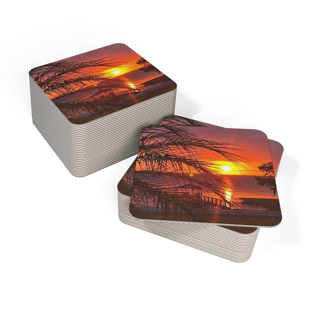 Coasters: Sunset Over Lake Minnehaha - (50, 100 pcs)