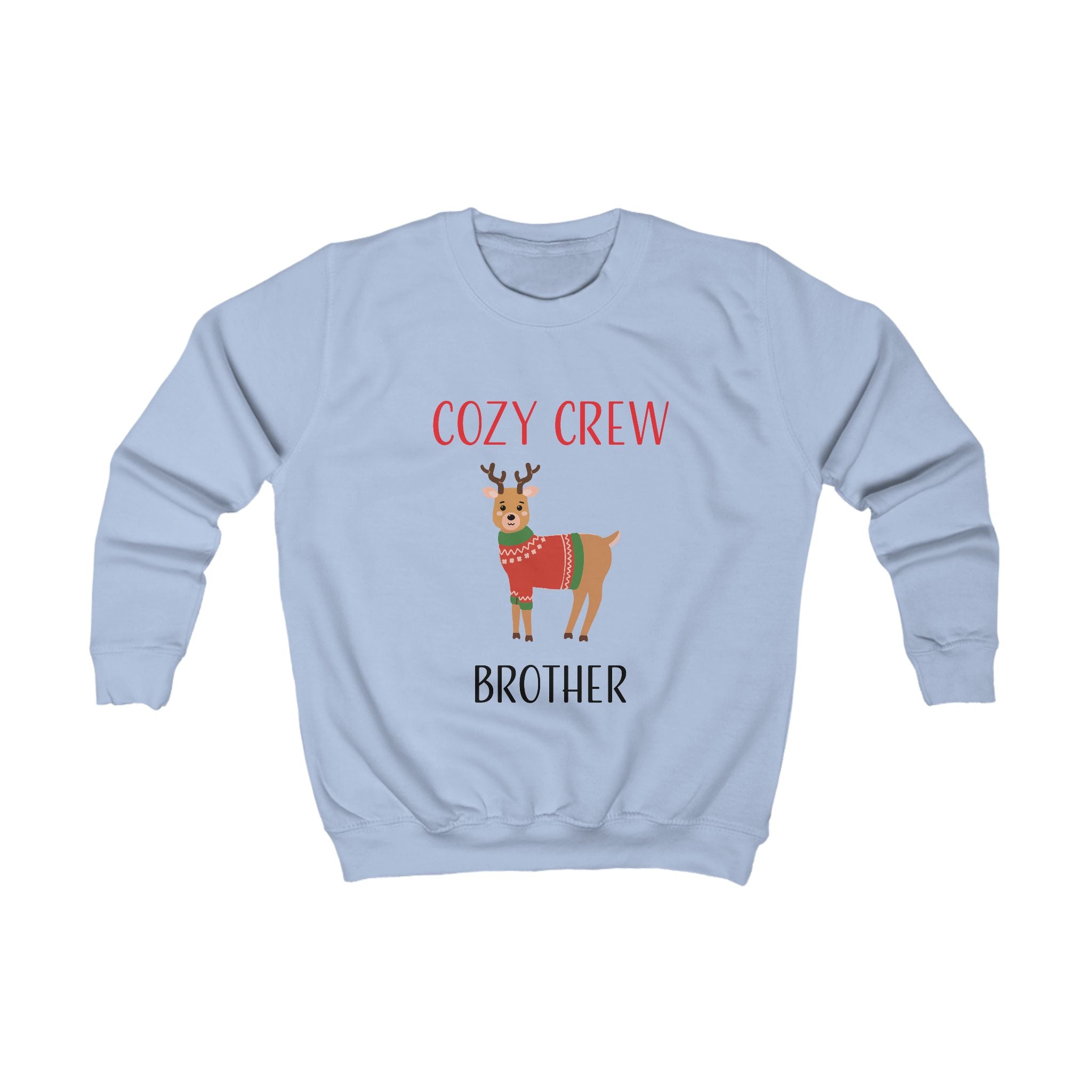 Sweatshirt: Cozy Crew Reindeer Brother (Kids)