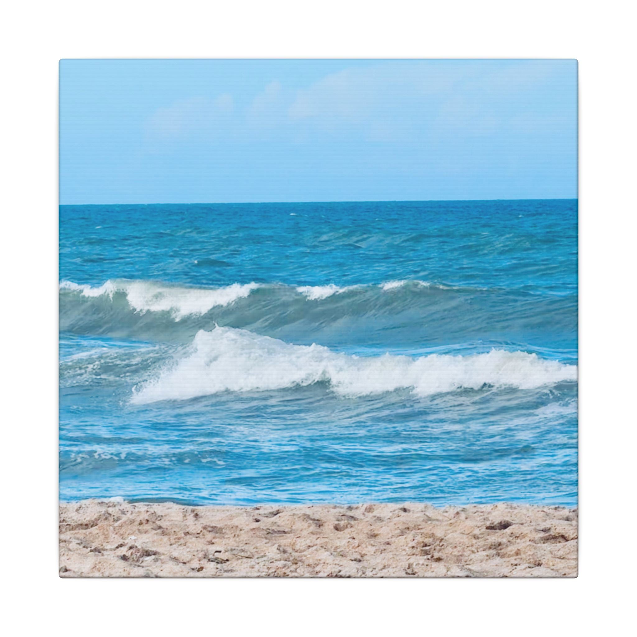 Canvas Print: Ormond Beach - Waves