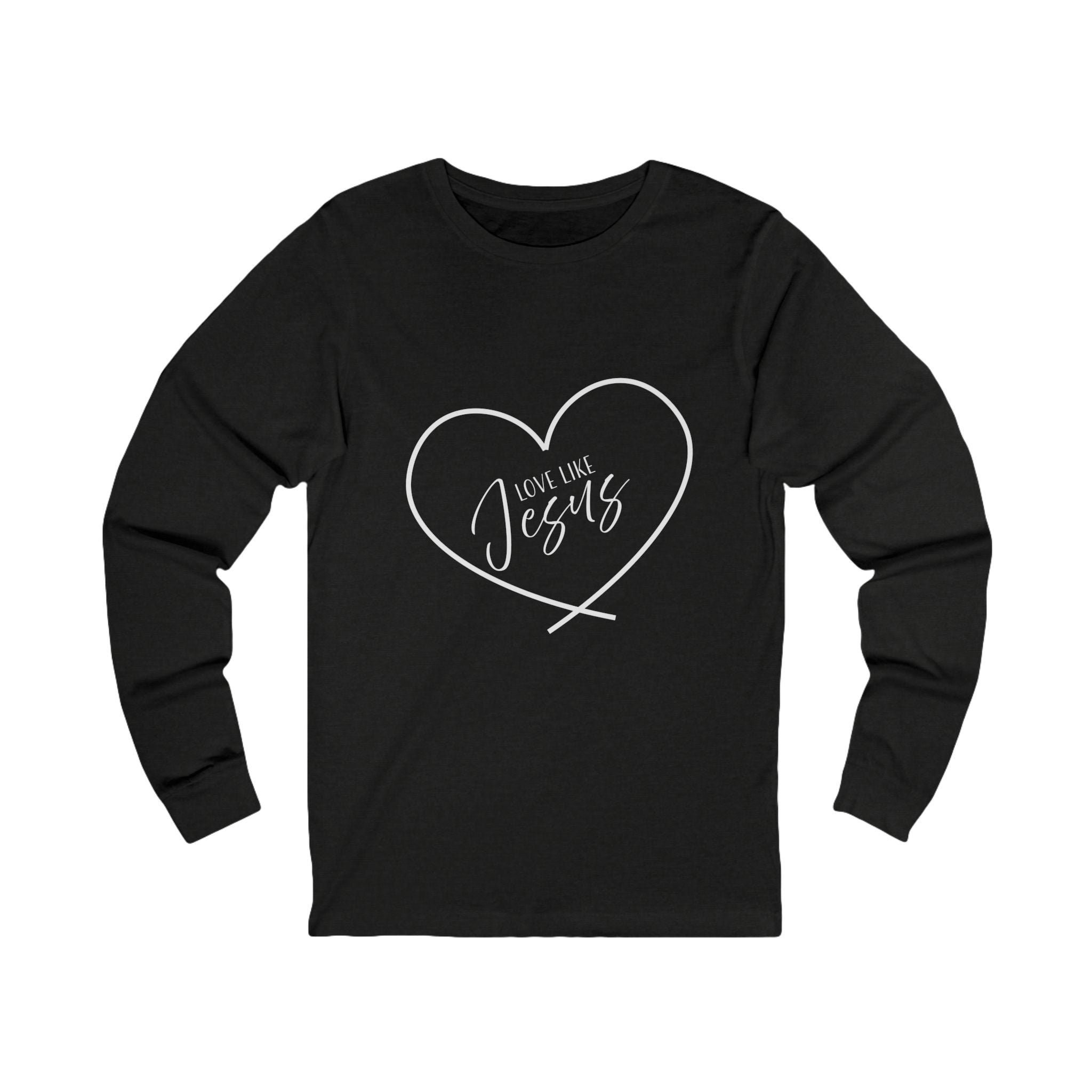 Long Sleeve Teeshirt: Inspirational - Love Like Jesus