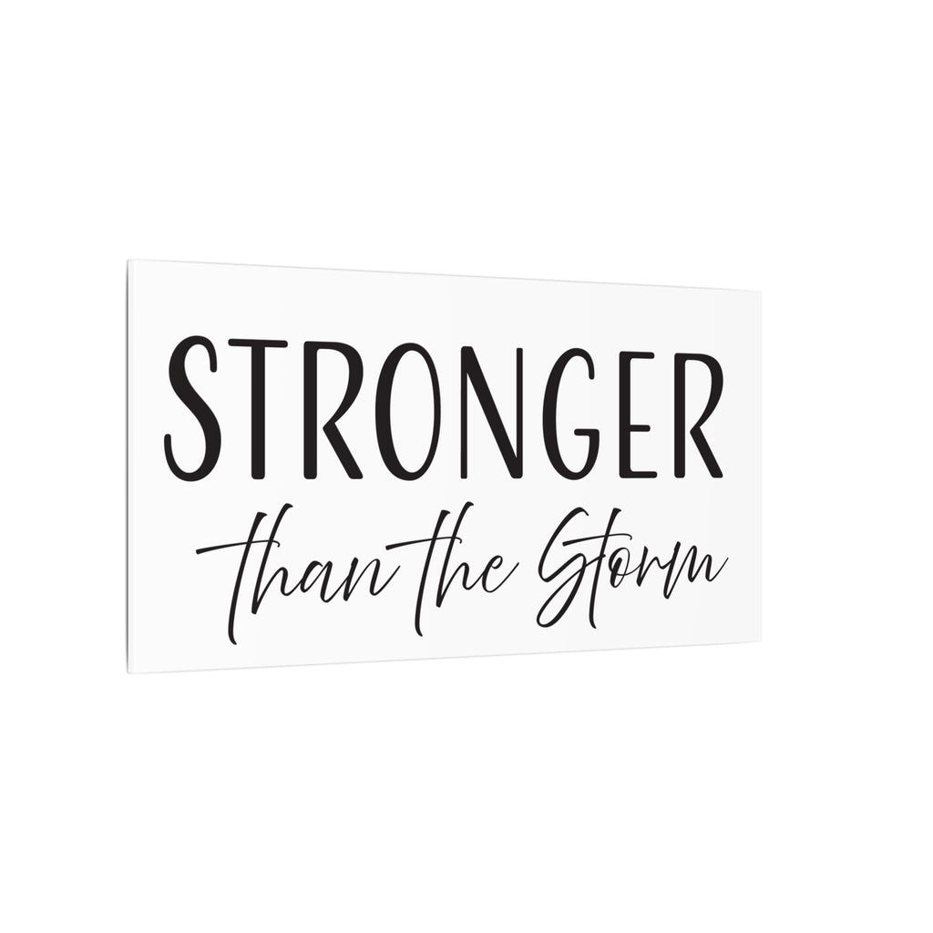 Canvas Wall Art:  Inspirational - Stronger Than the Storm