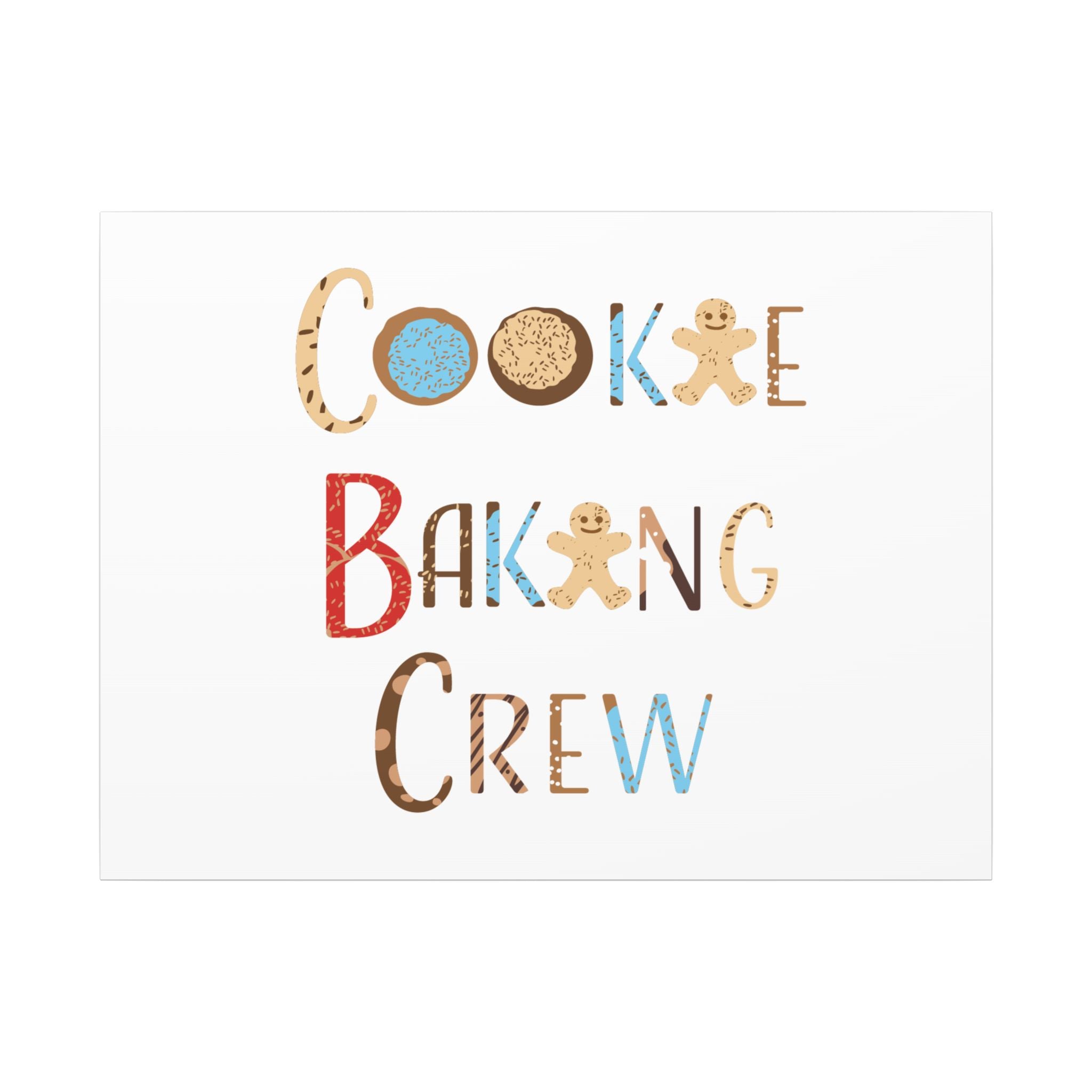Canvas Wall Art: Cookie Baking Crew