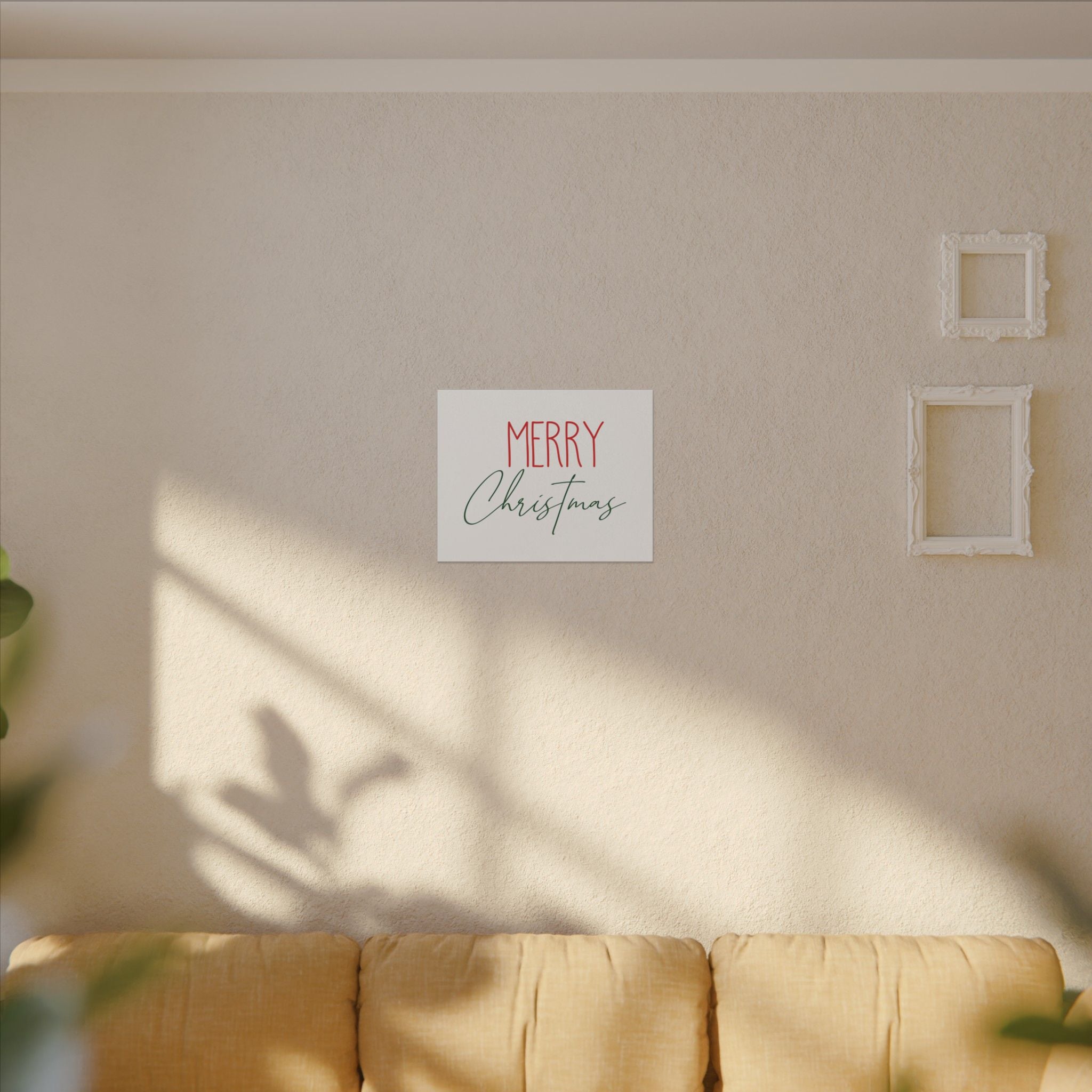 Canvas Wall Art: Holiday - Merry Christmas