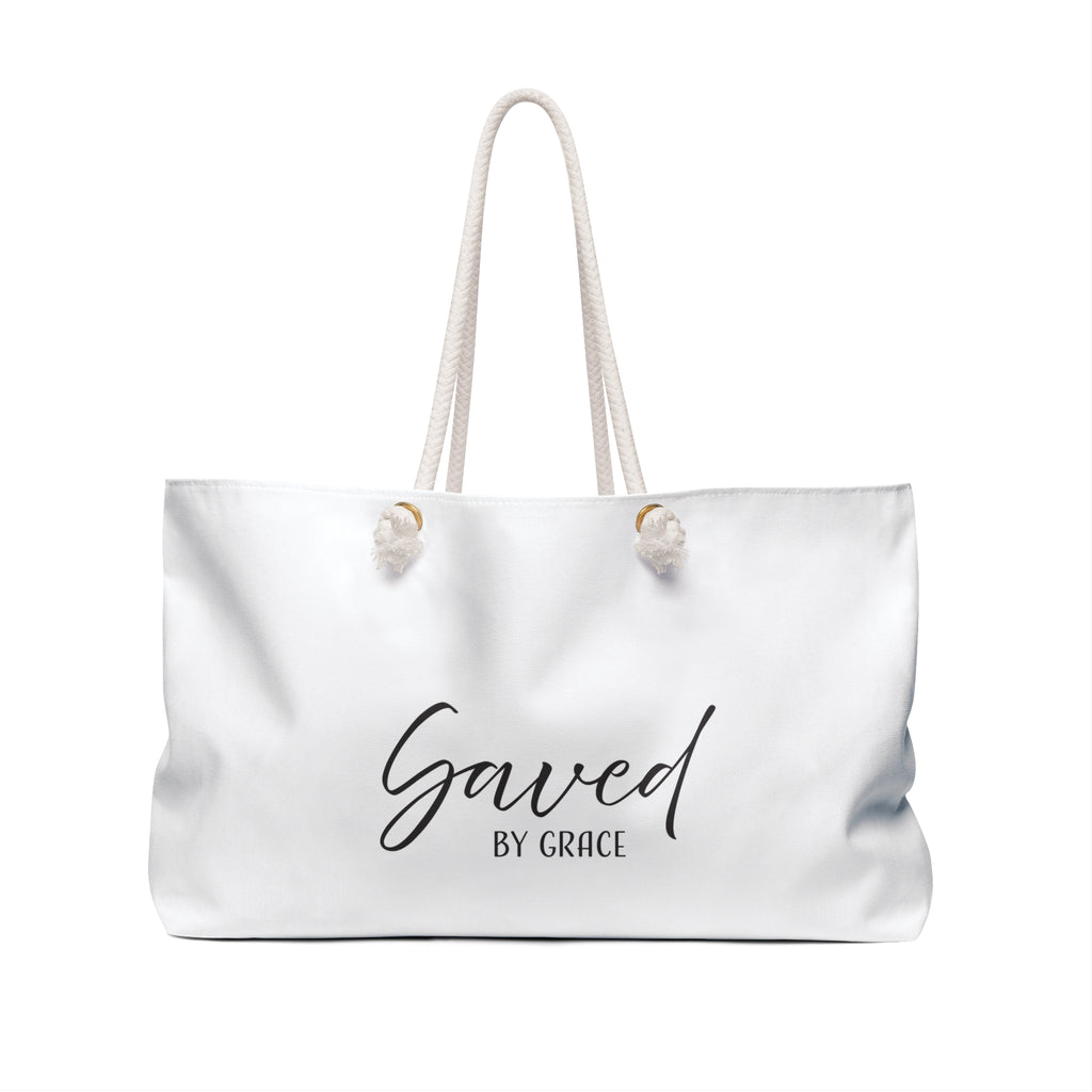 Weekender Bag: Inspirational - Saved by Grace