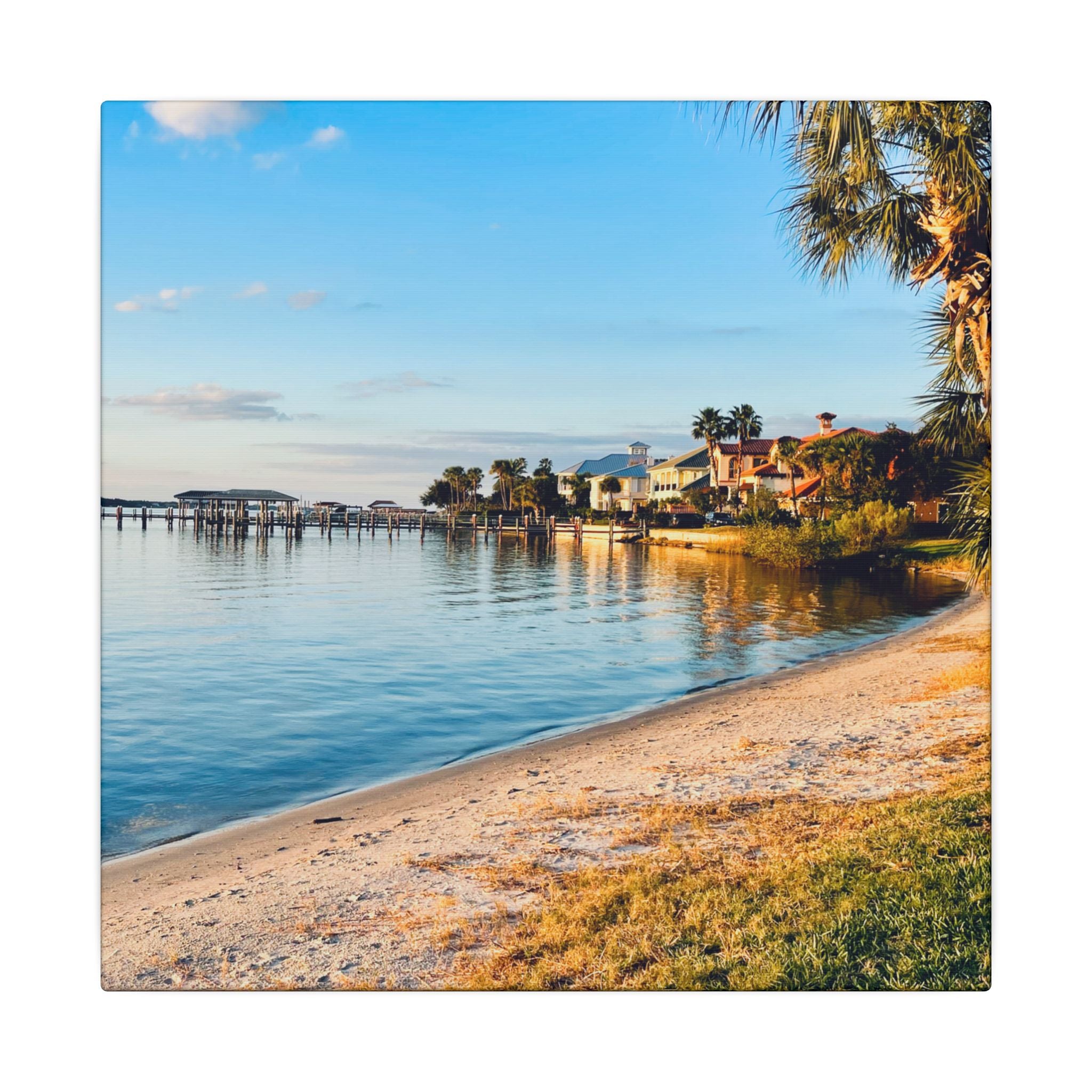 Canvas Print: Halifax River View from Fortunato Park