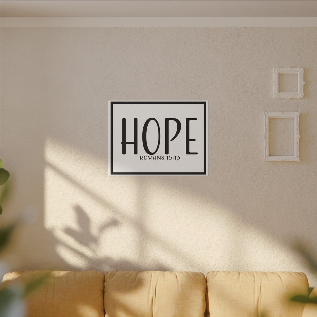 Canvas Wall Art:  Inspirational - Hope Romans 15:13