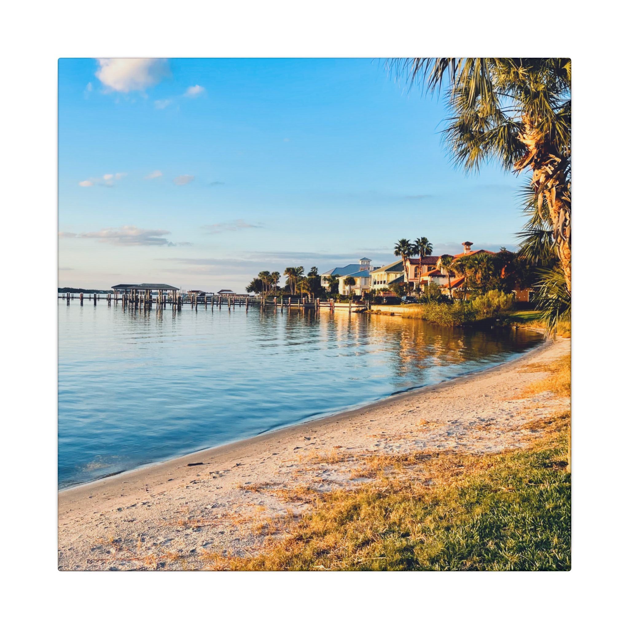 Canvas Print: Halifax River View from Fortunato Park