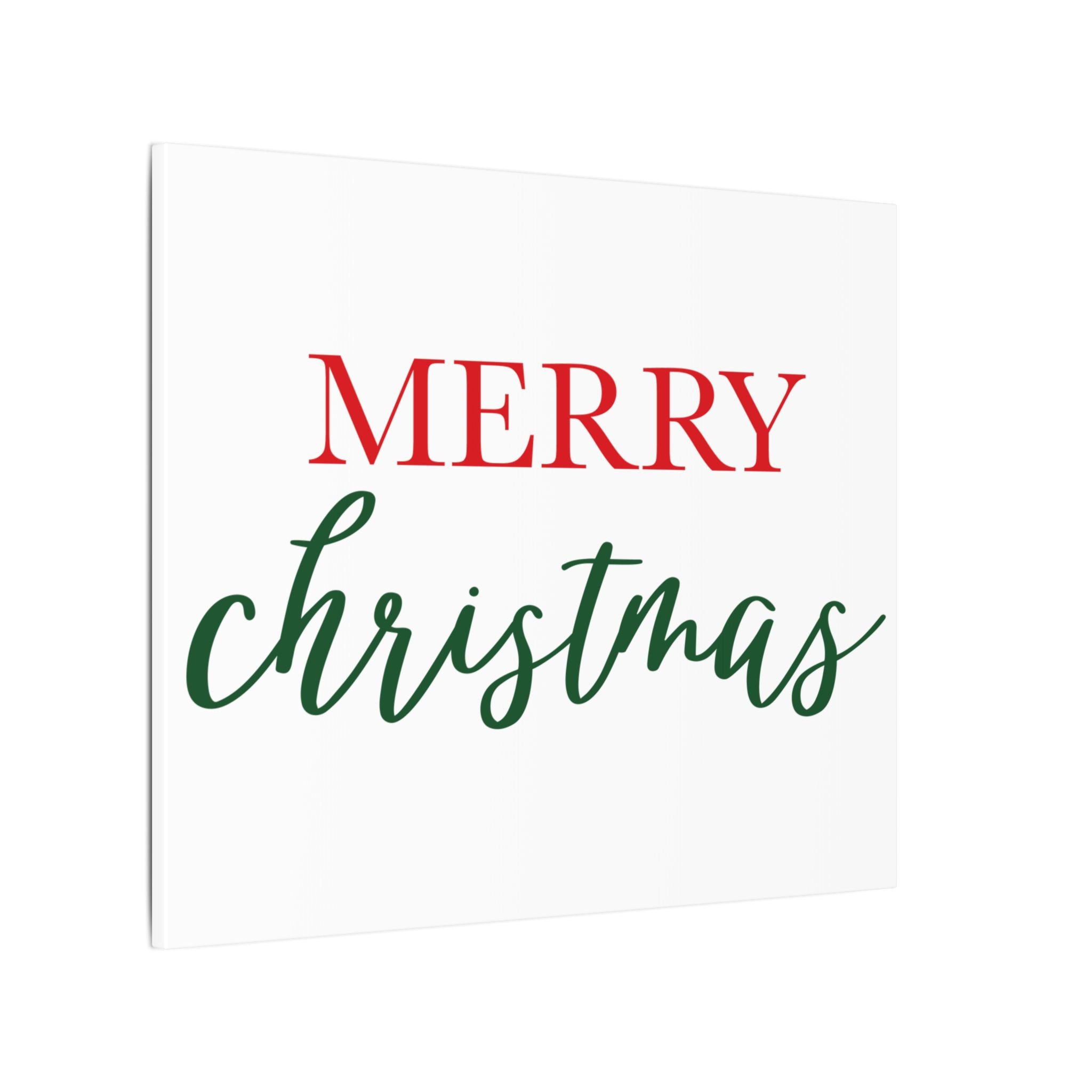 Canvas Wall Art: Holiday - Merry Christmas