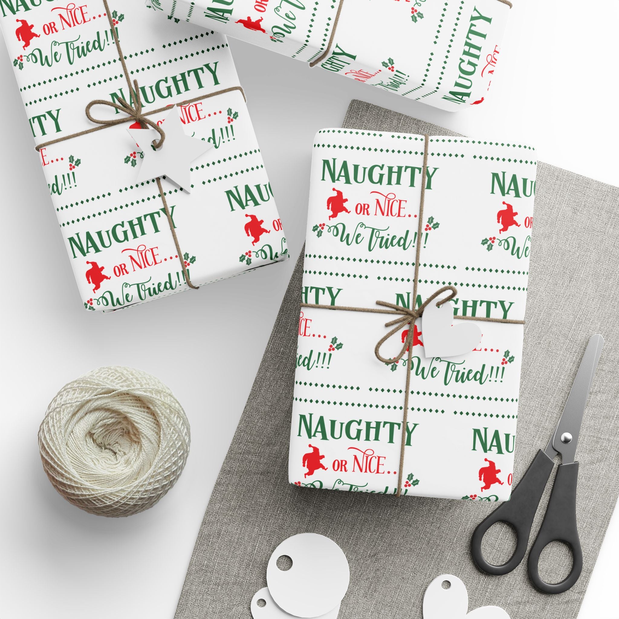 Gift Wrap: Holiday - Christmas (Naughty or Nice)