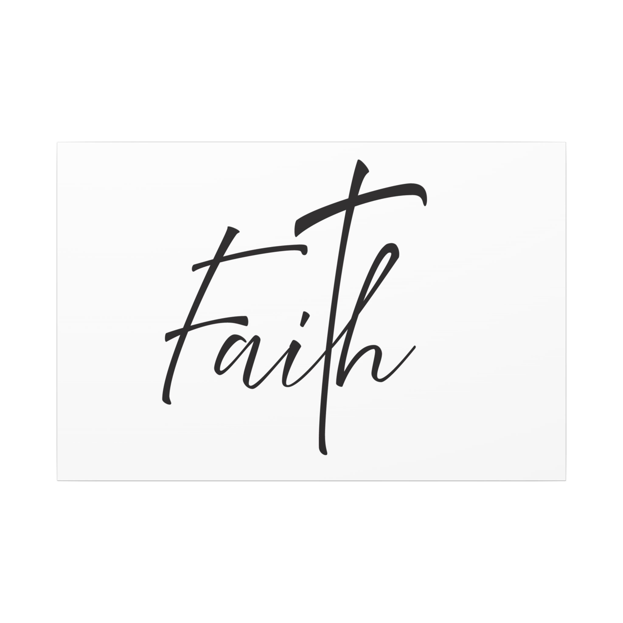Canvas Wall Art: Inspirational - Faith