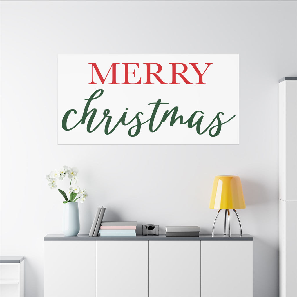 Canvas Wall Art: Holiday - Merry Christmas