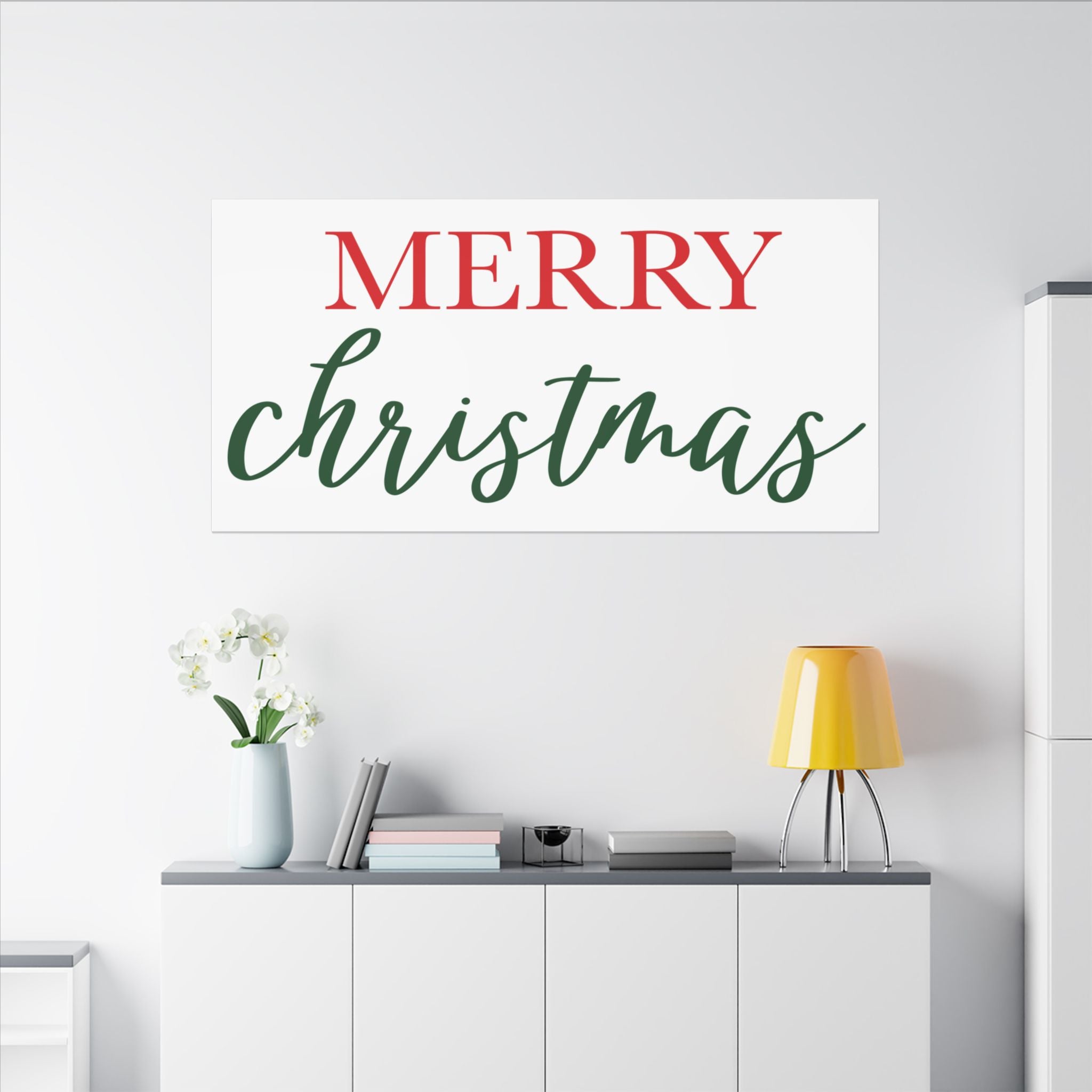 Canvas Wall Art: Holiday - Merry Christmas
