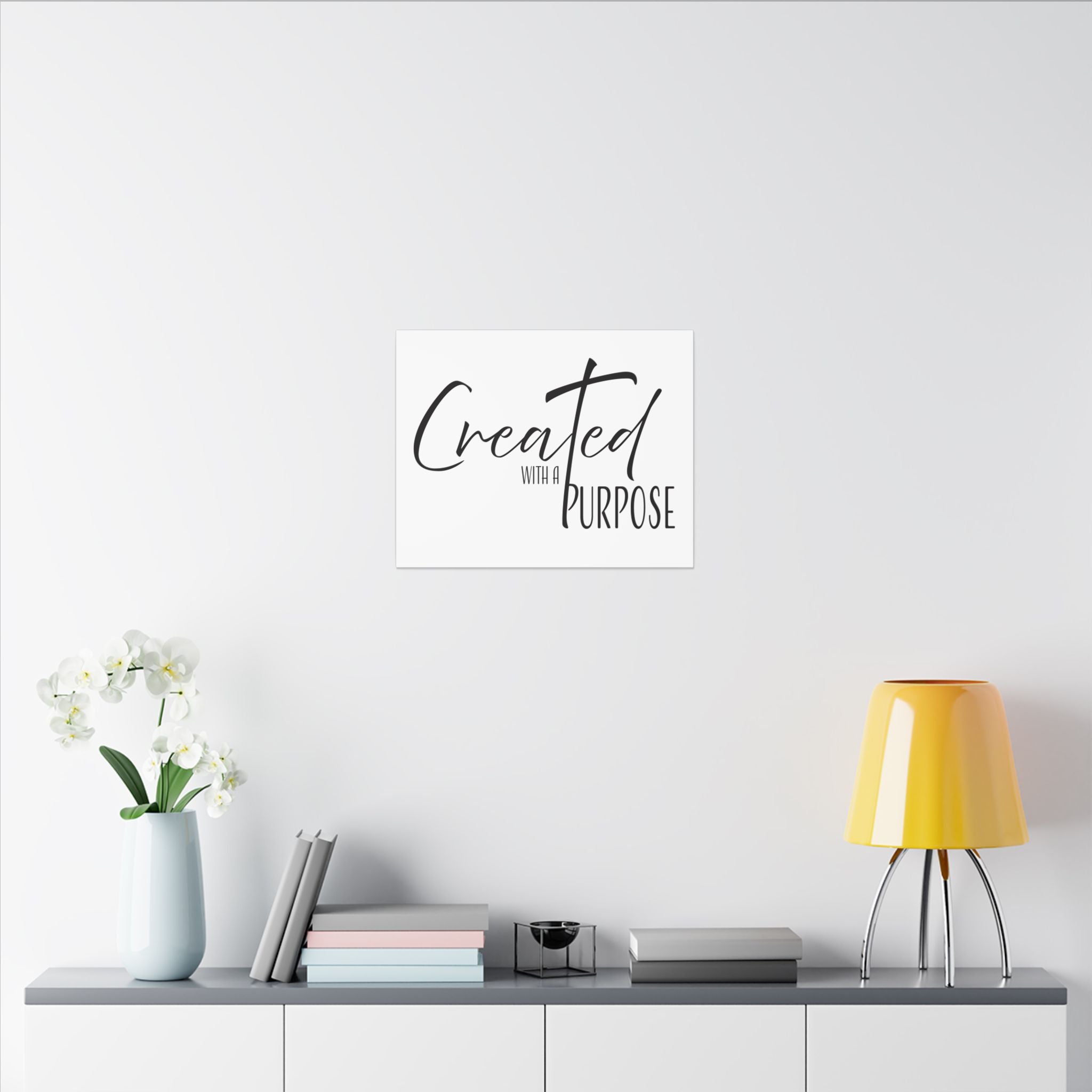 Canvas Wall Art: Inspirational - Created With A Purpose