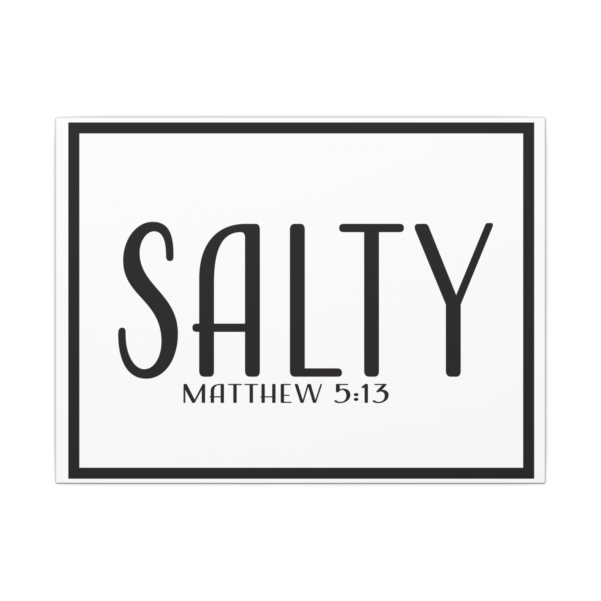Canvas Wall Art:  Inspirational - Salty Matthew 5:13
