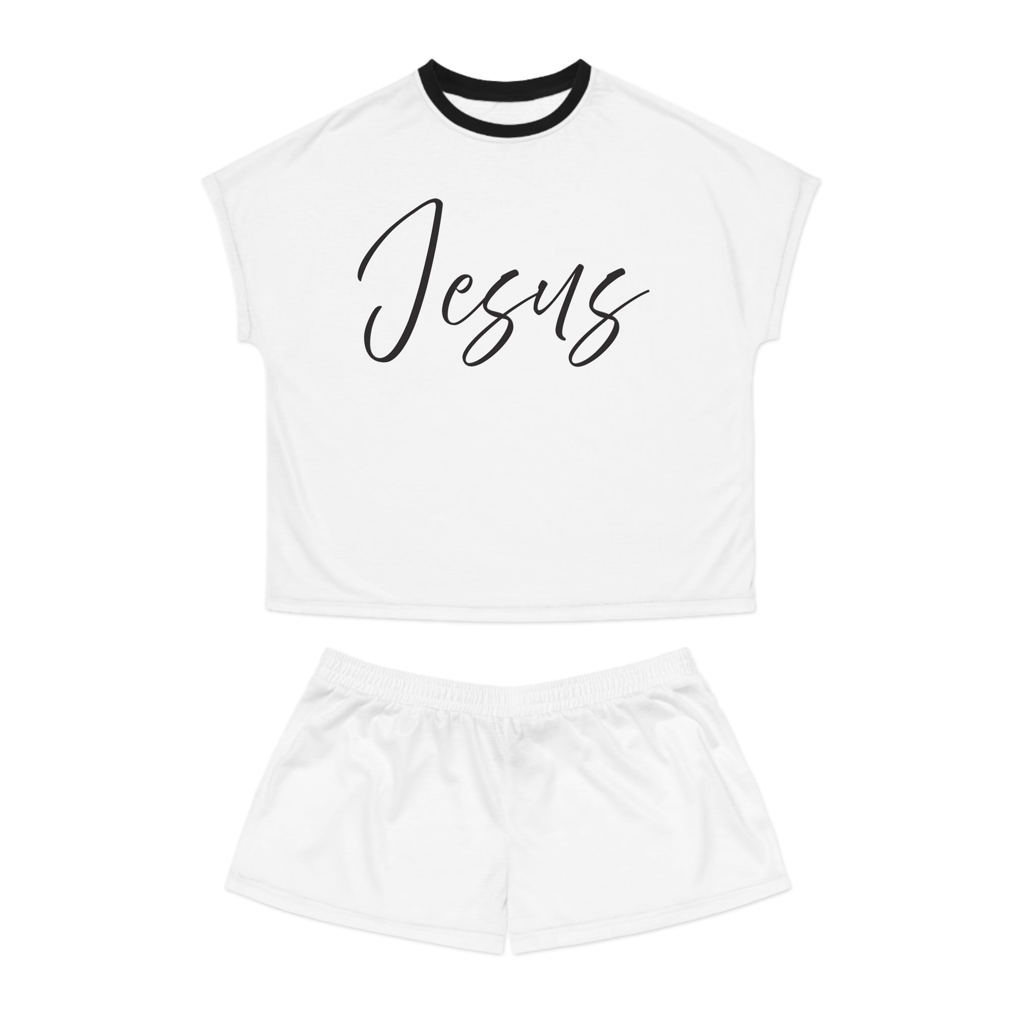 Short Pajama Set: Inspirational - Jesus