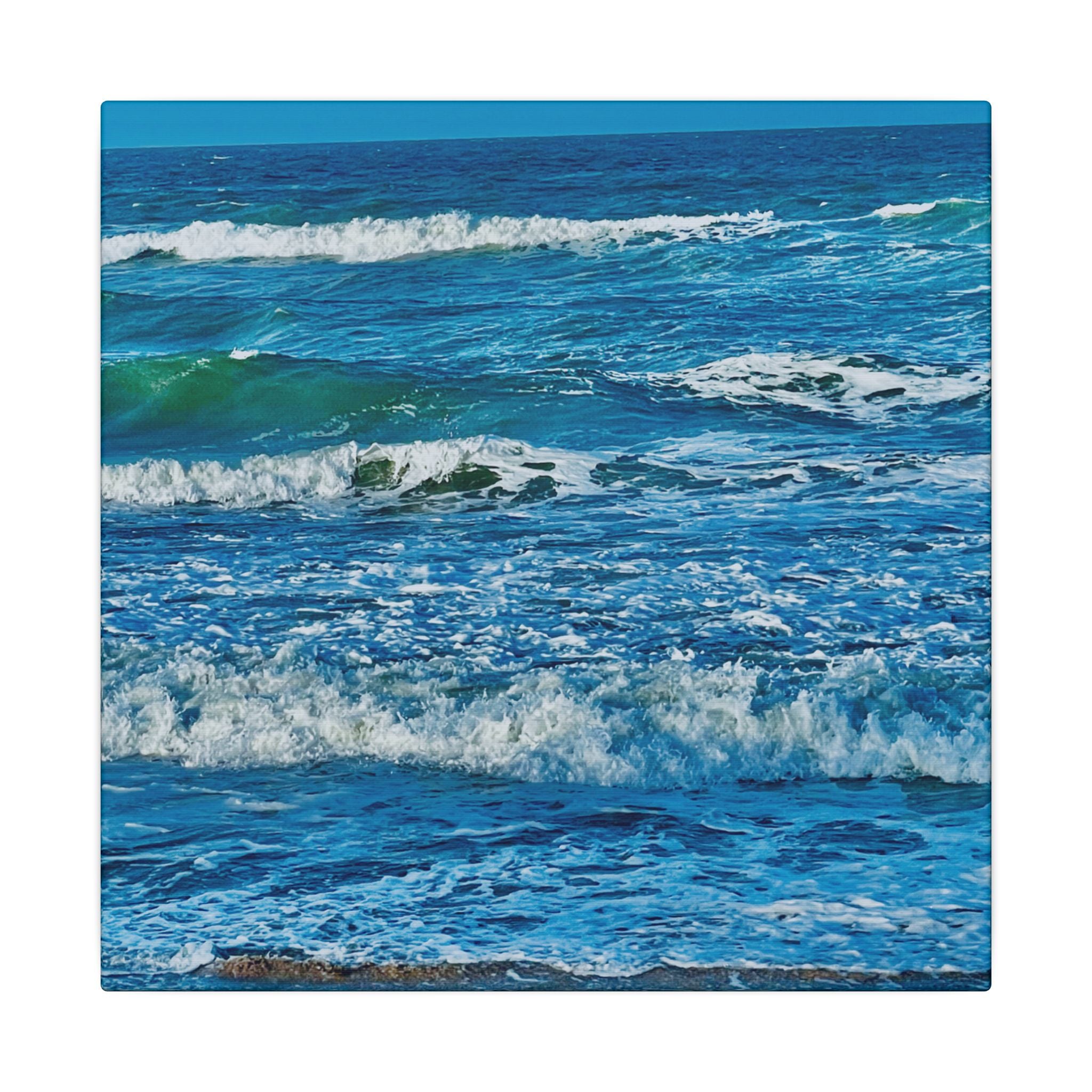 Canvas Print: Ocean Waves - Ormond-By-The Sea