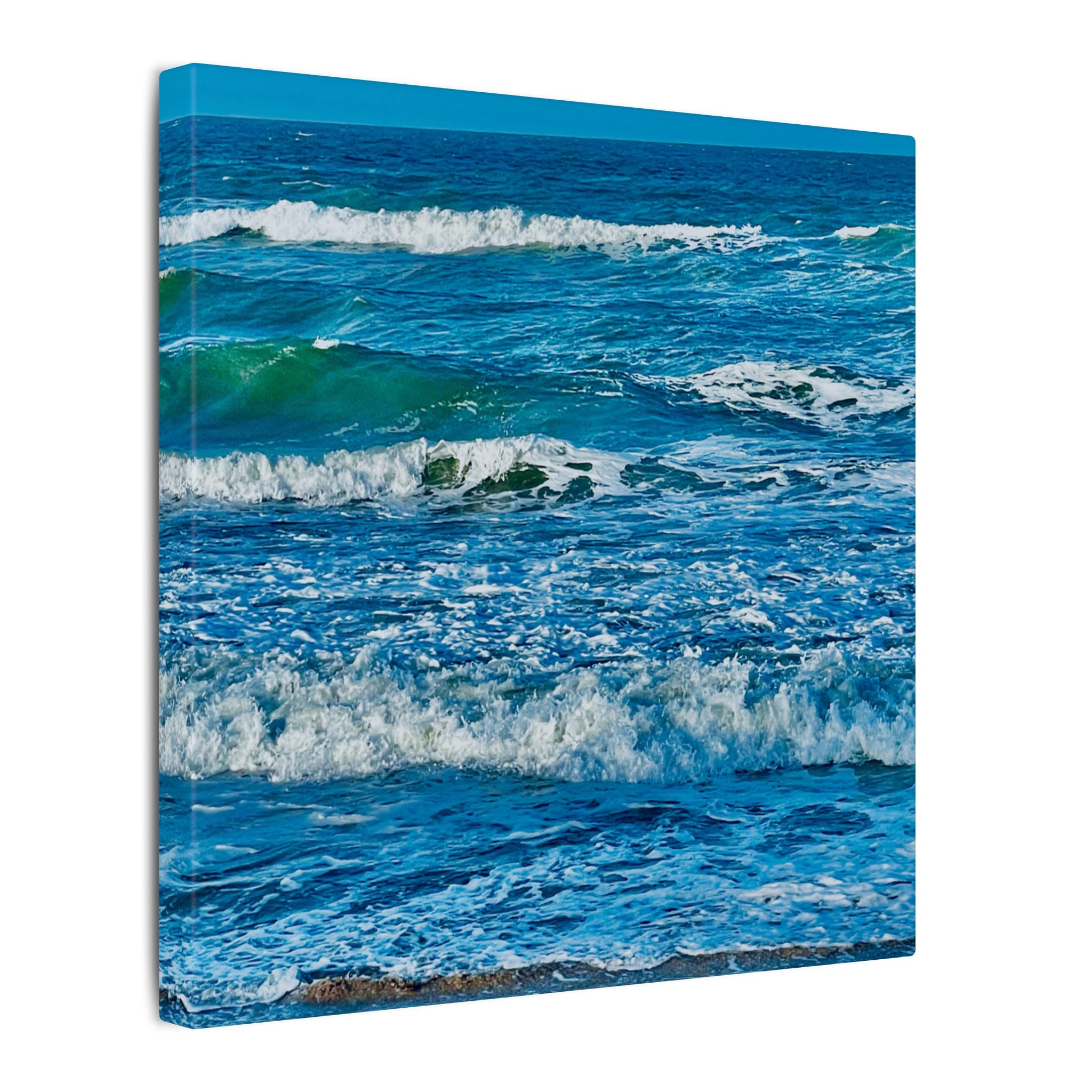 Canvas Print: Ocean Waves - Ormond-By-The Sea