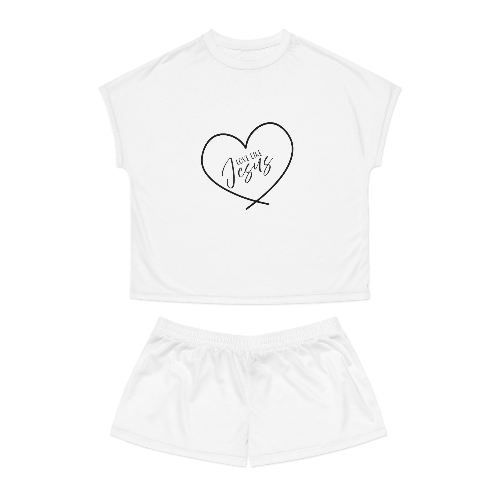 Short pajama set: Inspirational - Love Like Jesus