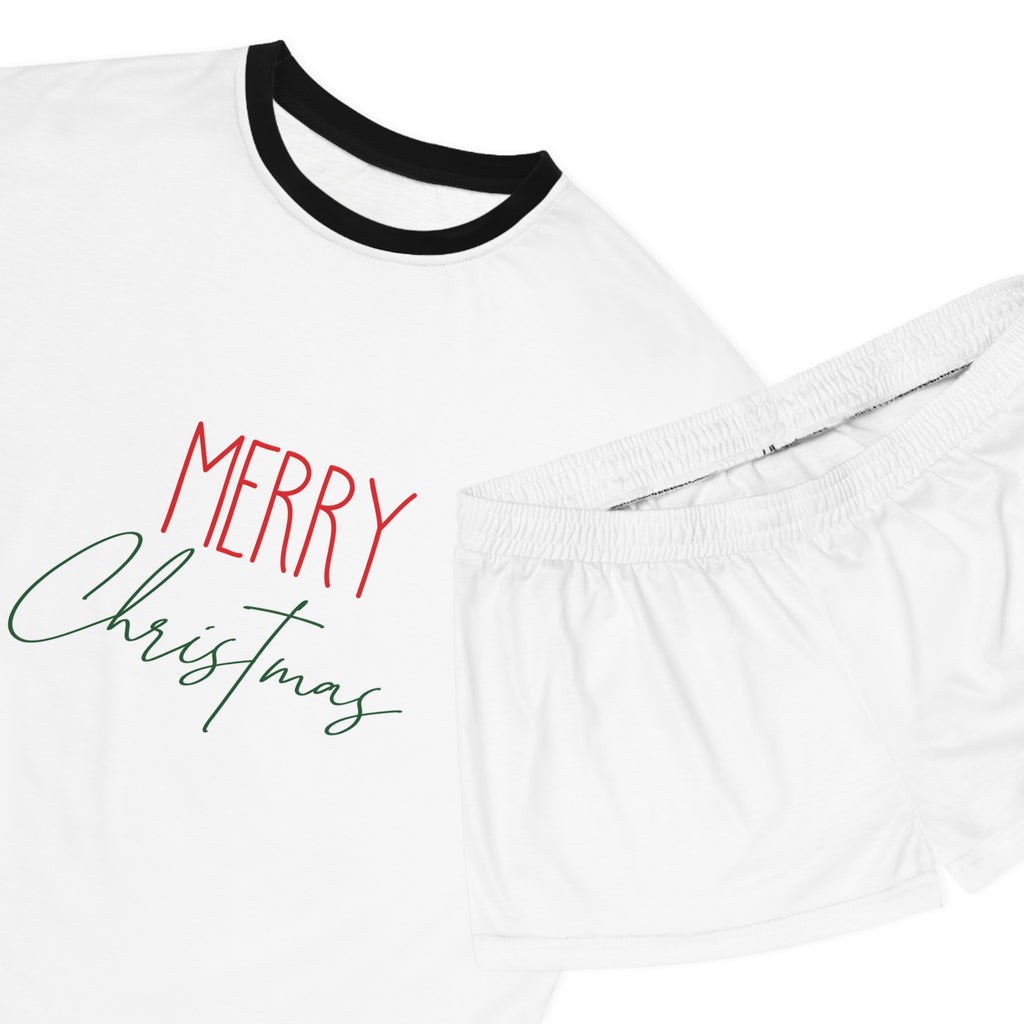 Short Pajama Set: Merry Christmas