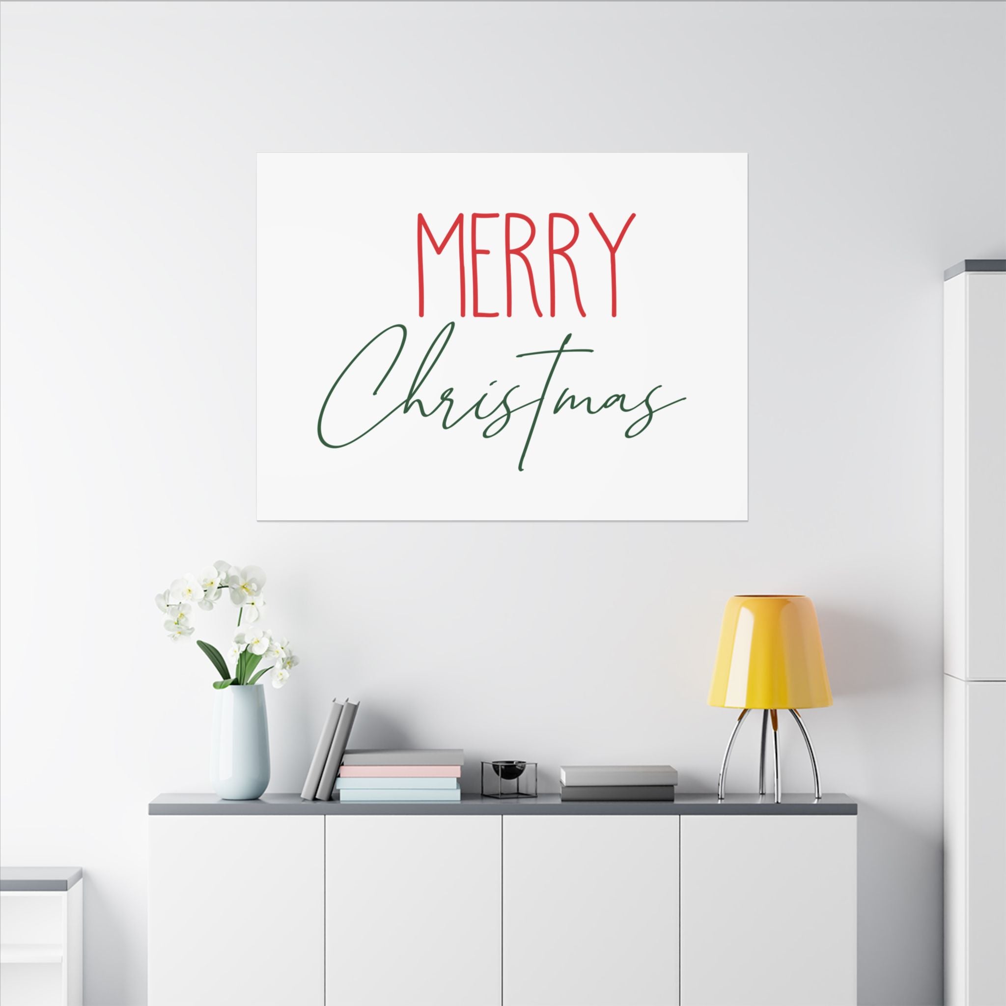 Canvas Wall Art: Holiday - Merry Christmas
