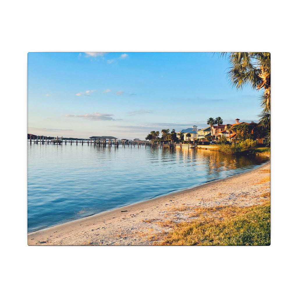 Canvas Print: Halifax River View from Fortunato Park