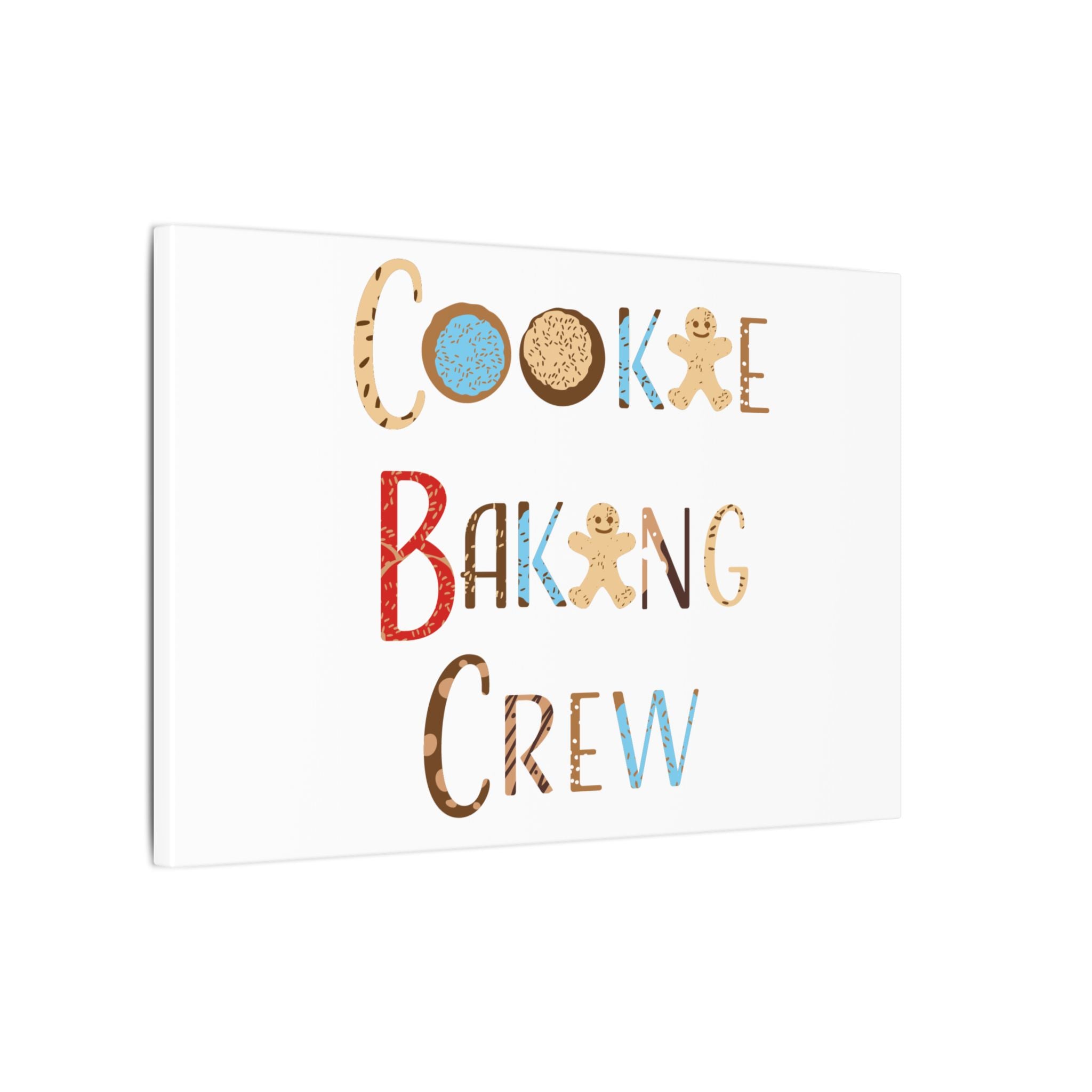 Canvas Wall Art: Cookie Baking Crew