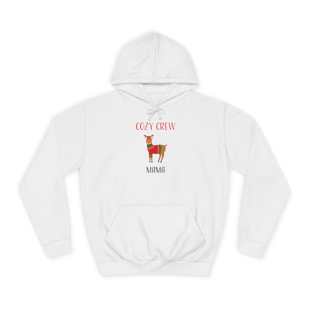 Hoodie: Cozy Crew Reindeer Mama (Adult)