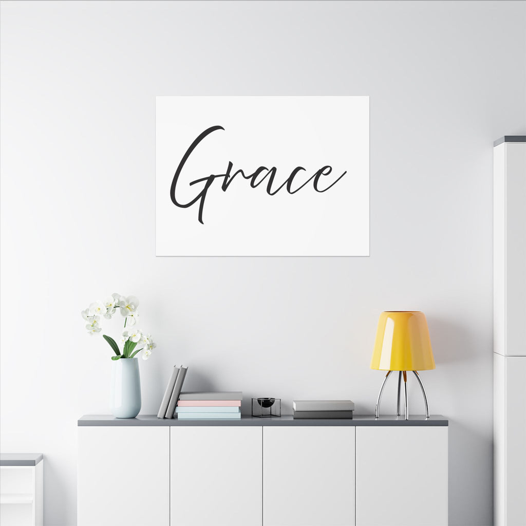 Canvas Wall Art: Inspirational - Grace