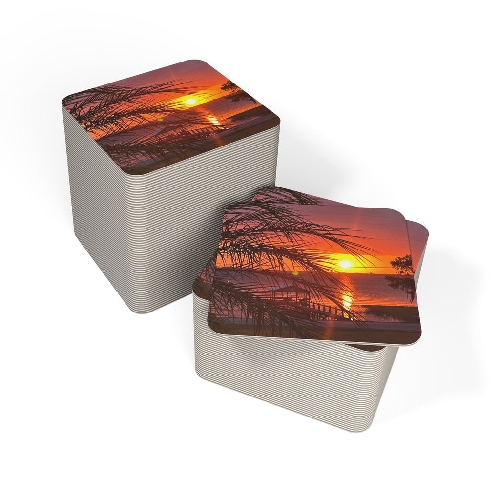 Coasters: Sunset Over Lake Minnehaha - (50, 100 pcs)