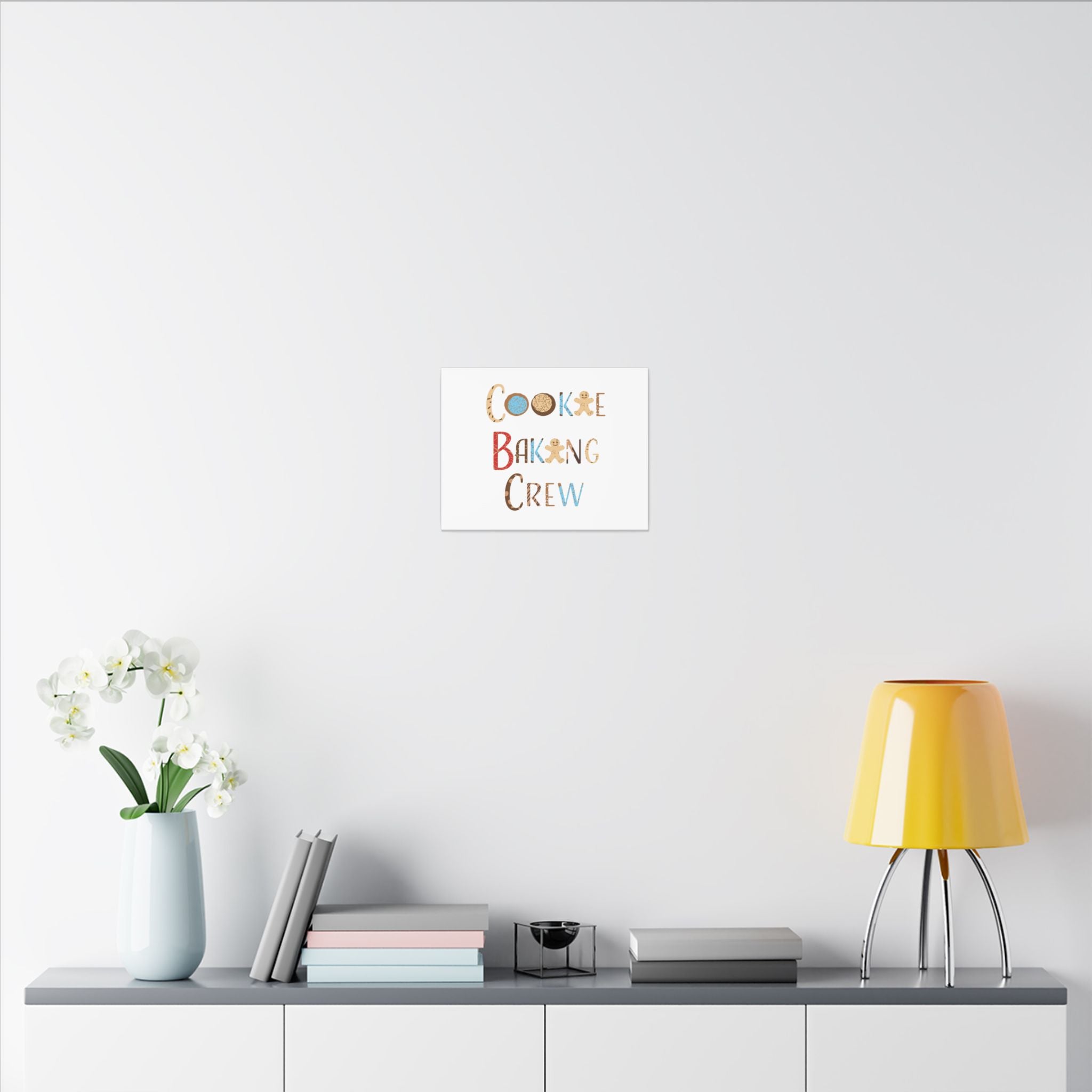 Canvas Wall Art: Cookie Baking Crew