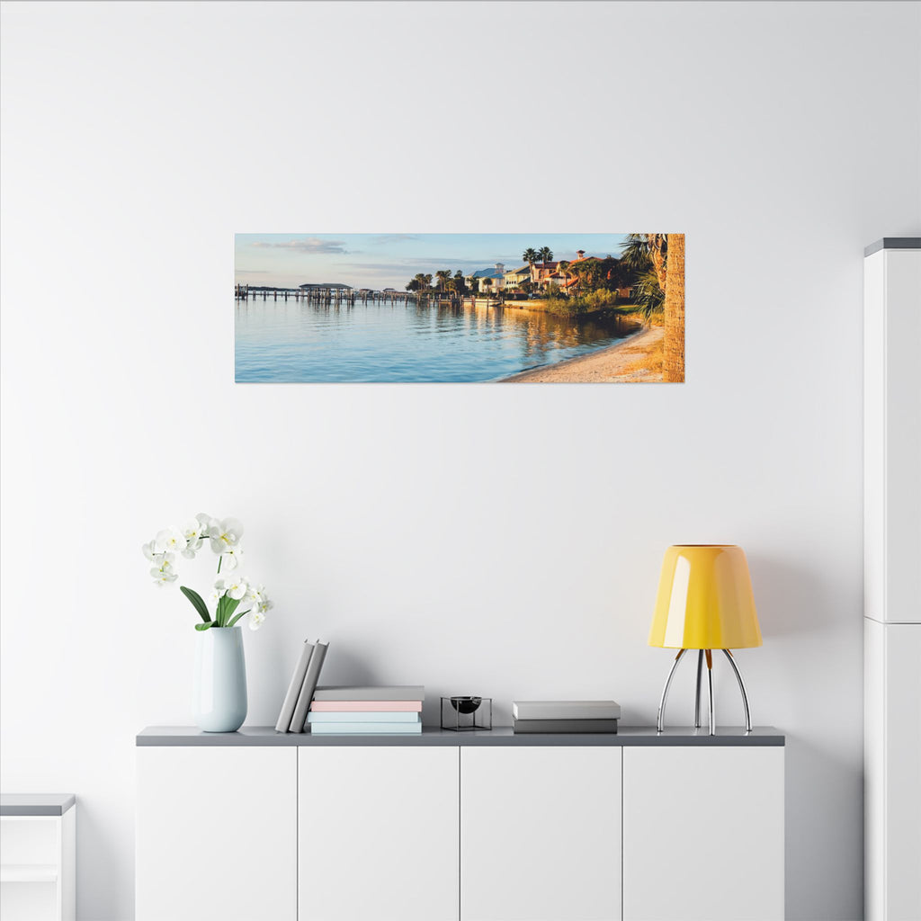 Canvas Print: Halifax River View from Fortunato Park