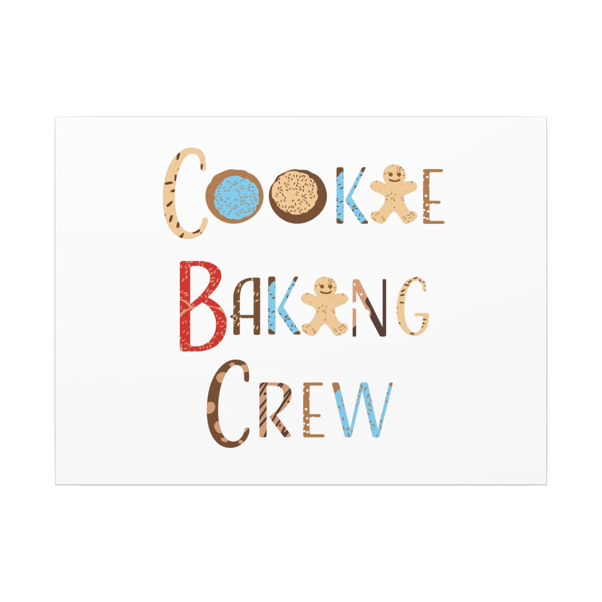 Canvas Wall Art: Cookie Baking Crew