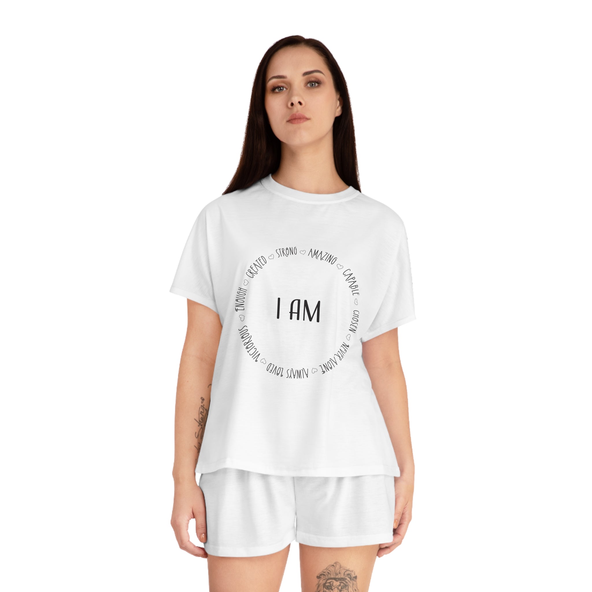 Short Pajama Set: I am