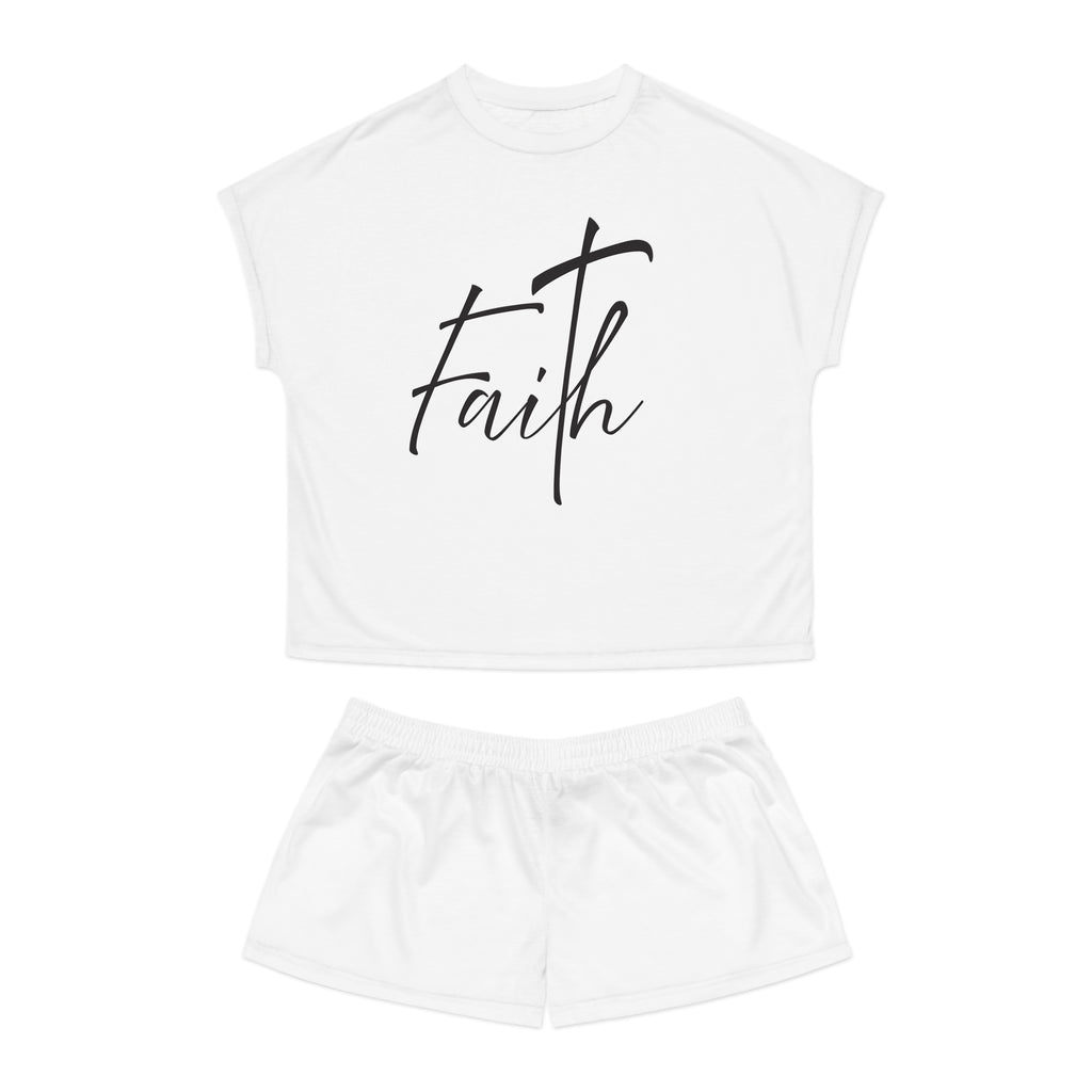 Short Pajama Set: Faith