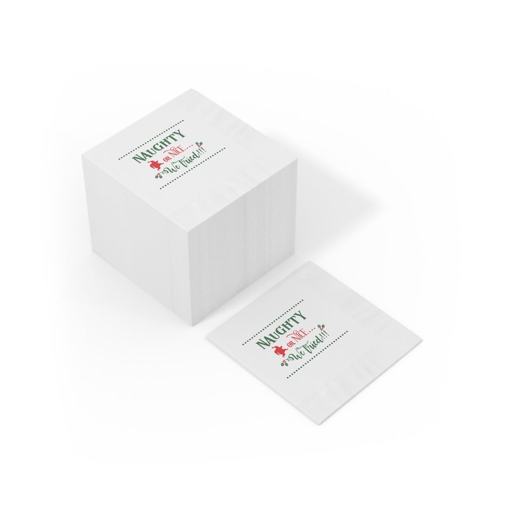 Napkins: Festive - Naughty or Nice