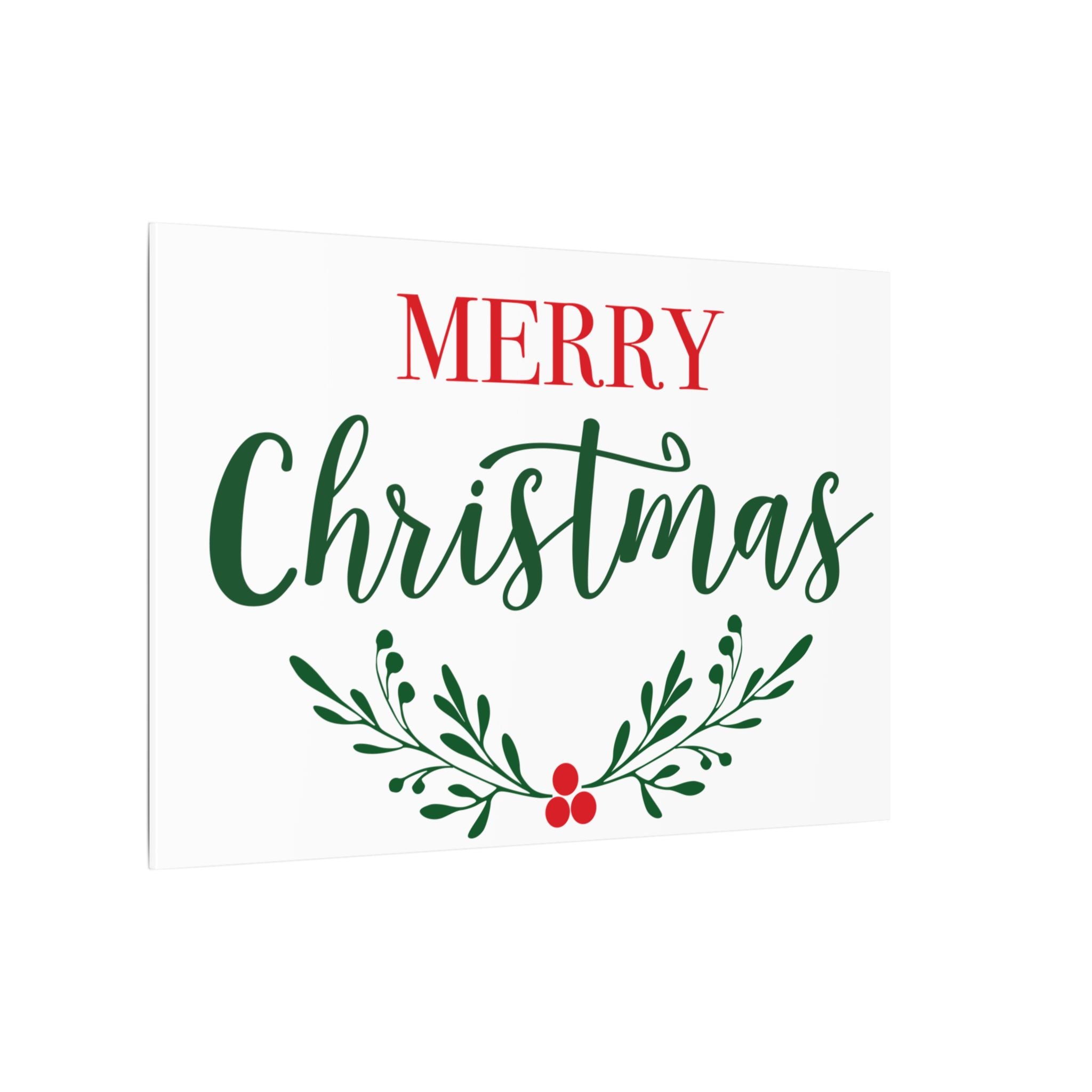 Canvas Wall Art: Holiday - Merry Christmas