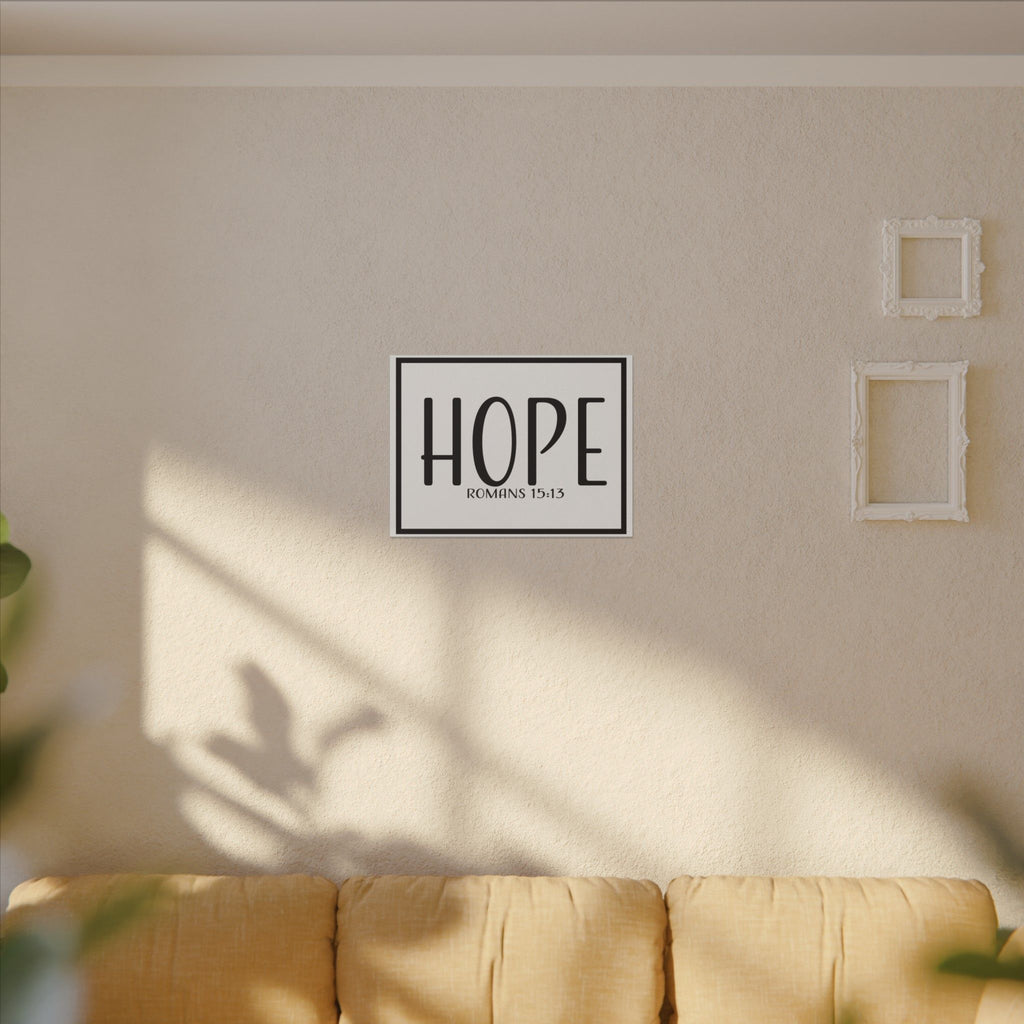 Canvas Wall Art:  Inspirational - Hope Romans 15:13