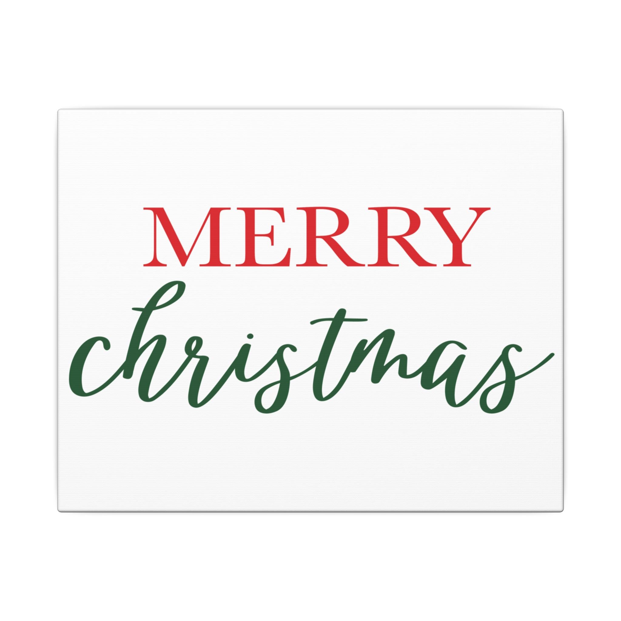 Canvas Wall Art: Holiday - Merry Christmas