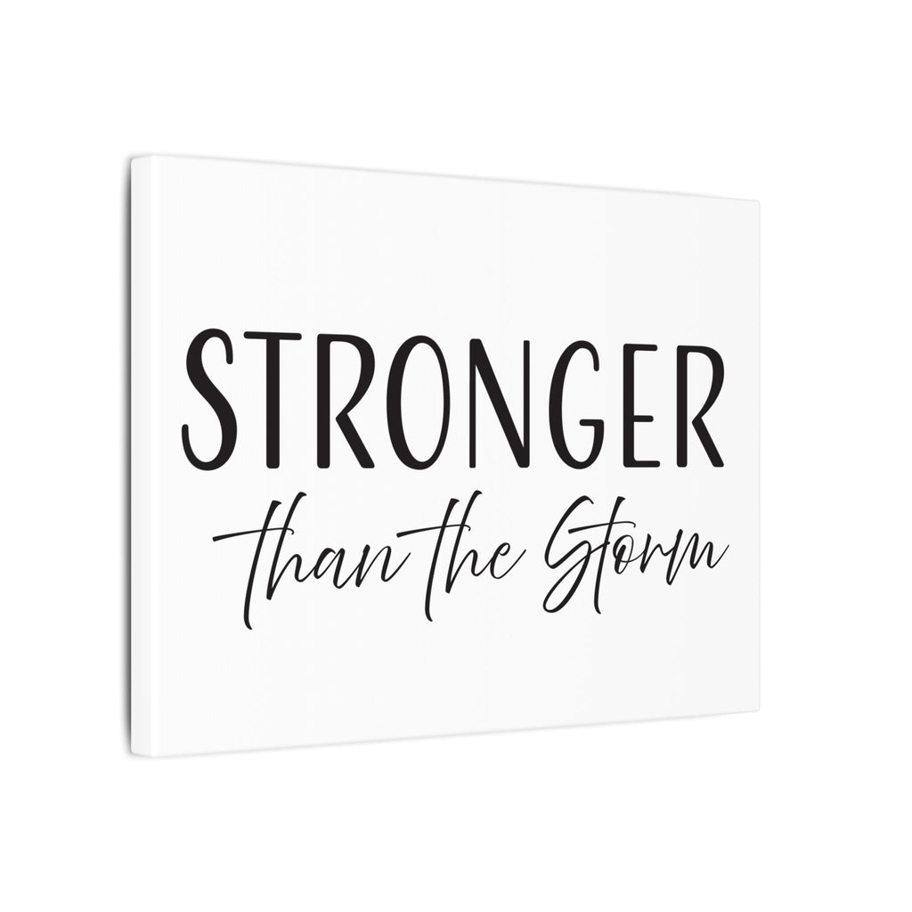 Canvas Wall Art:  Inspirational - Stronger Than the Storm