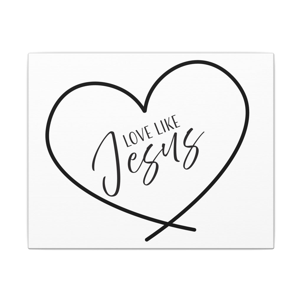 Canvas Wall Art: Inspirational - Love Like Jesus