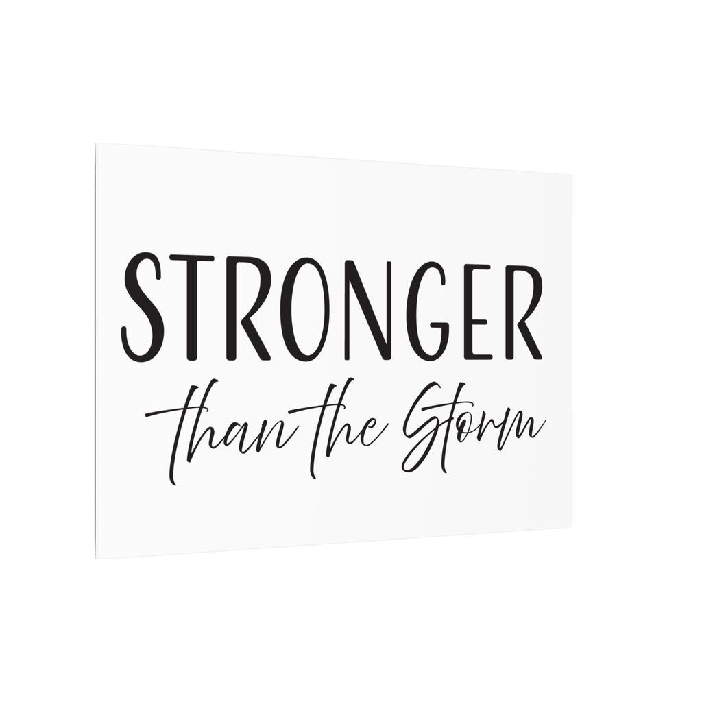 Canvas Wall Art:  Inspirational - Stronger Than the Storm
