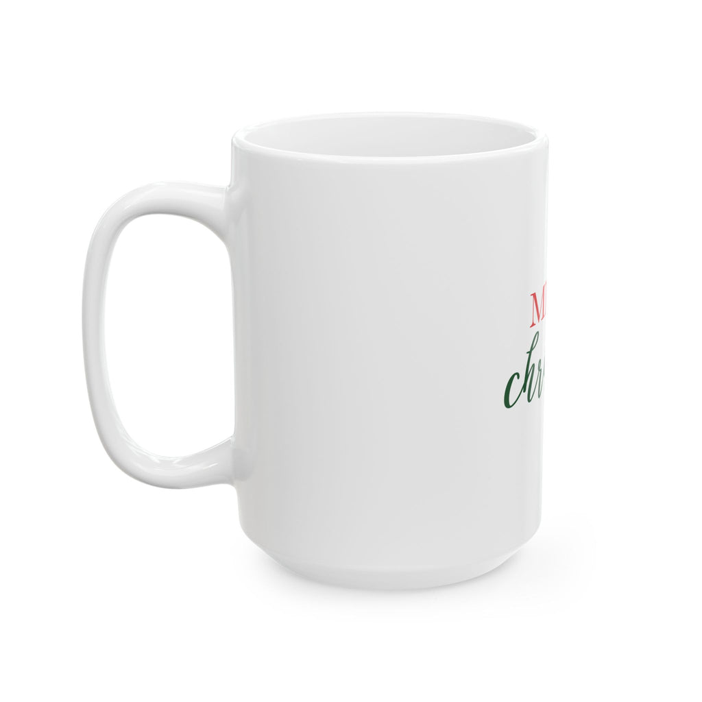 Ceramic Mug: Merry Christmas Script
