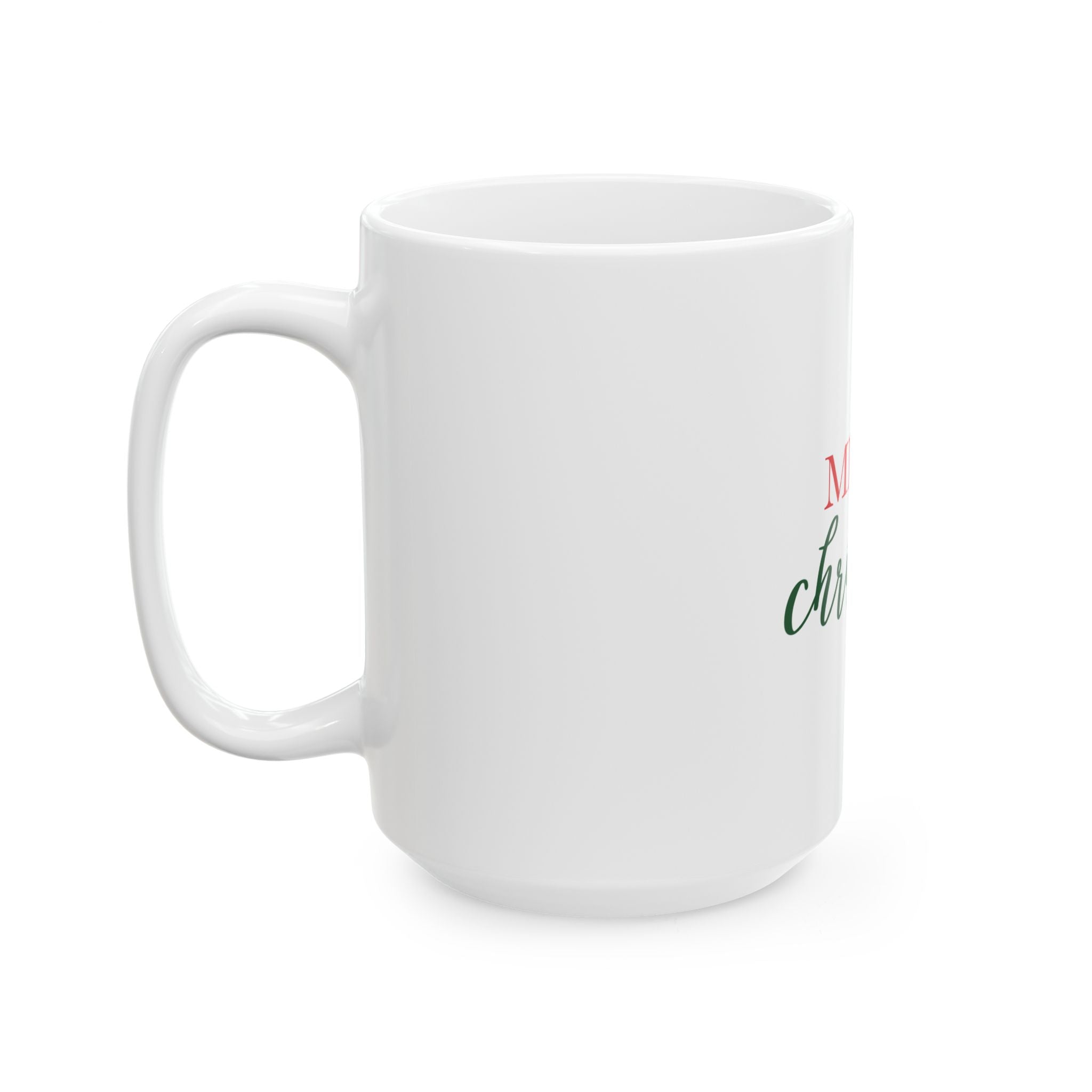 Ceramic Mug: Merry Christmas Script