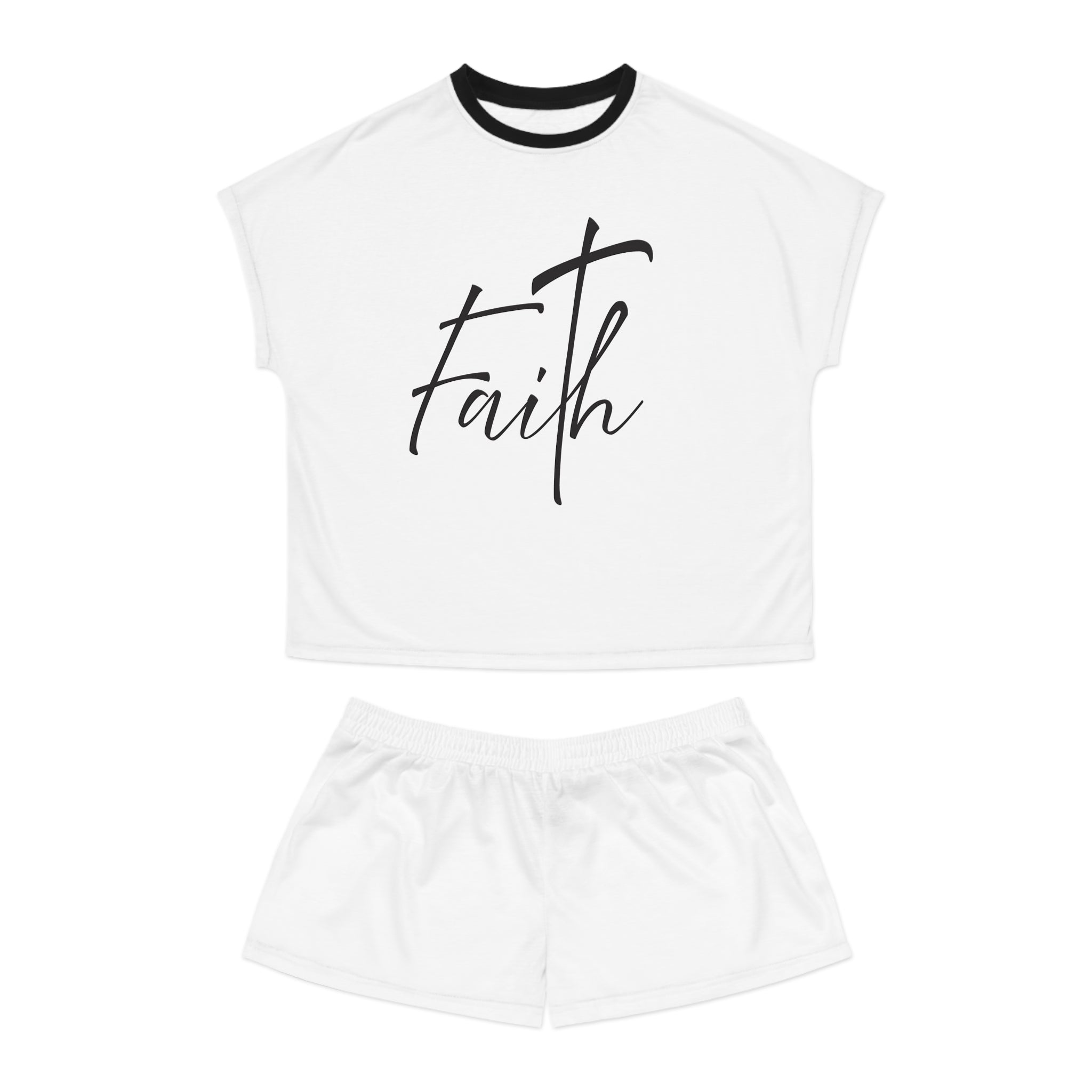 Short Pajama Set: Faith