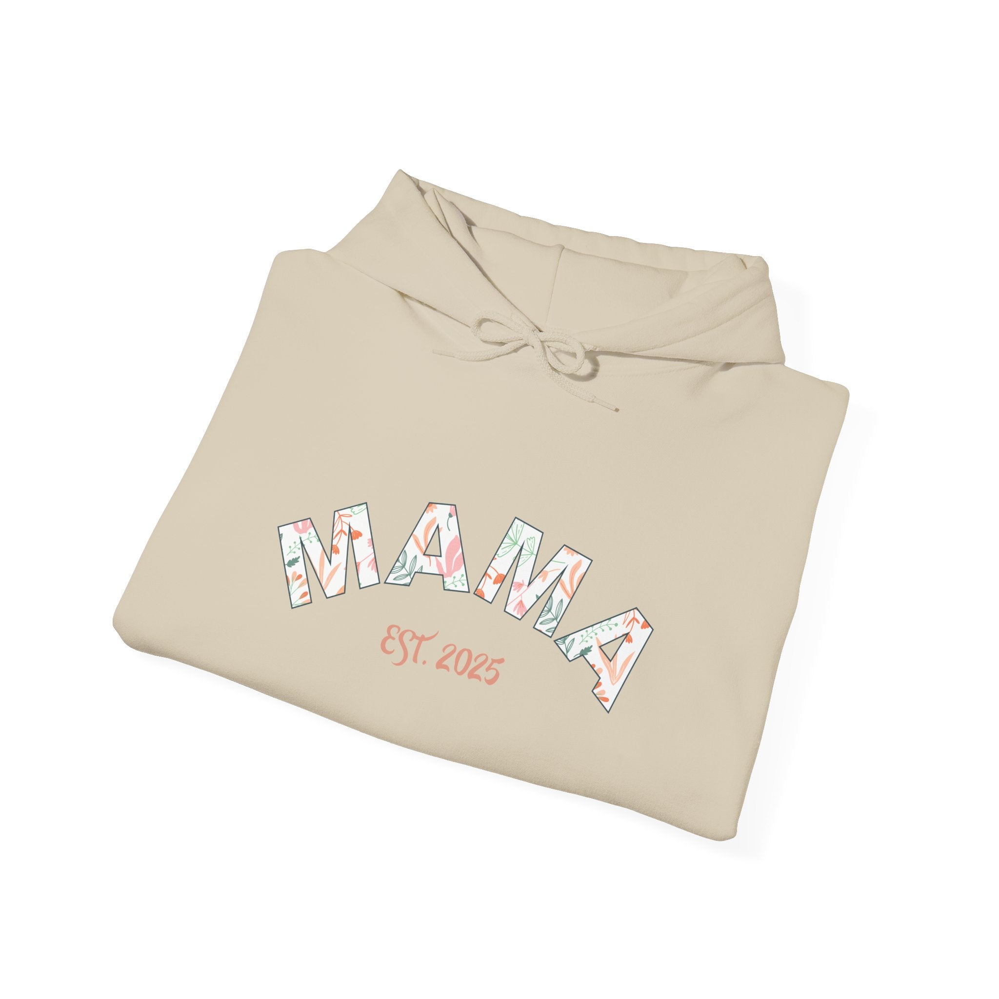 Sweatshirt: Mama EST. 2025 - Pink Logo