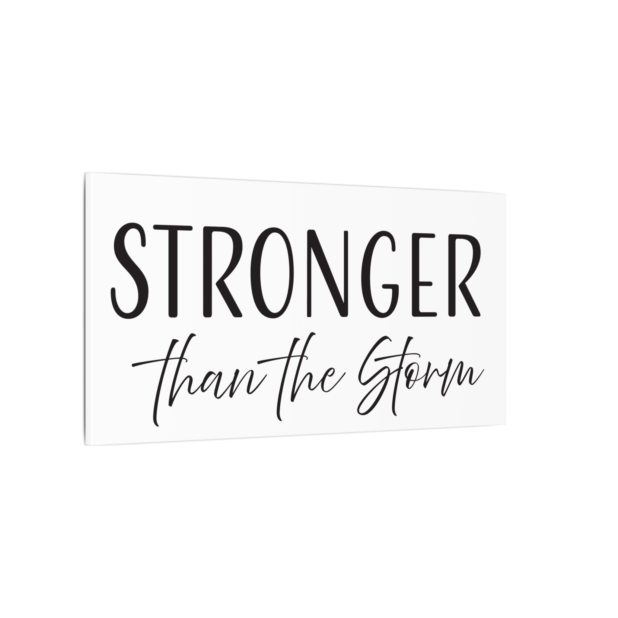 Canvas Wall Art:  Inspirational - Stronger Than the Storm