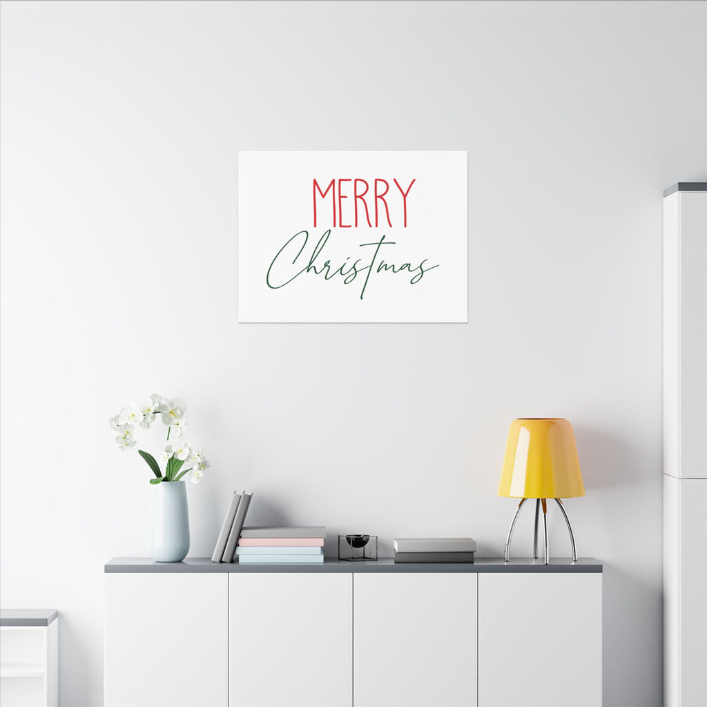 Canvas Wall Art: Holiday - Merry Christmas