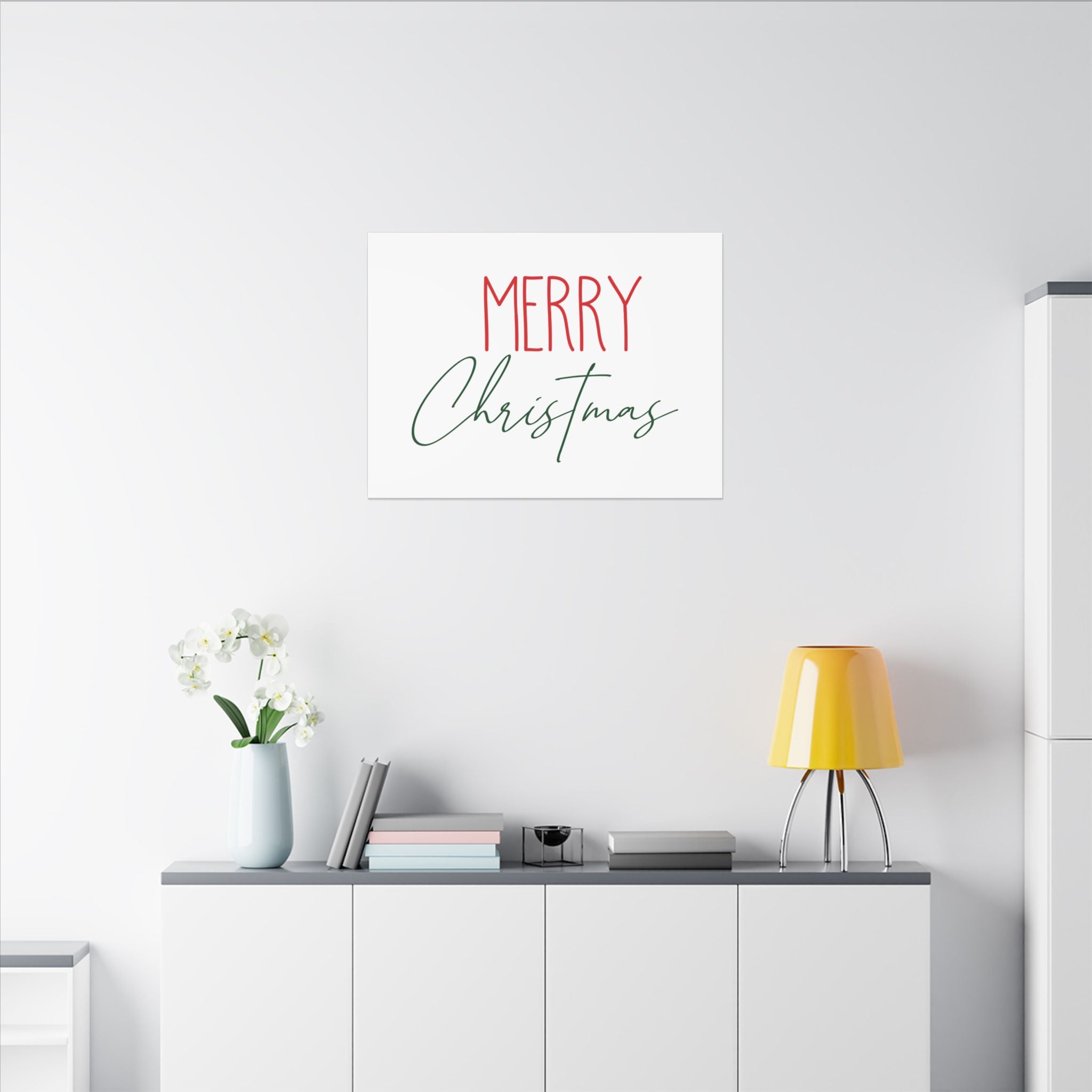 Canvas Wall Art: Holiday - Merry Christmas
